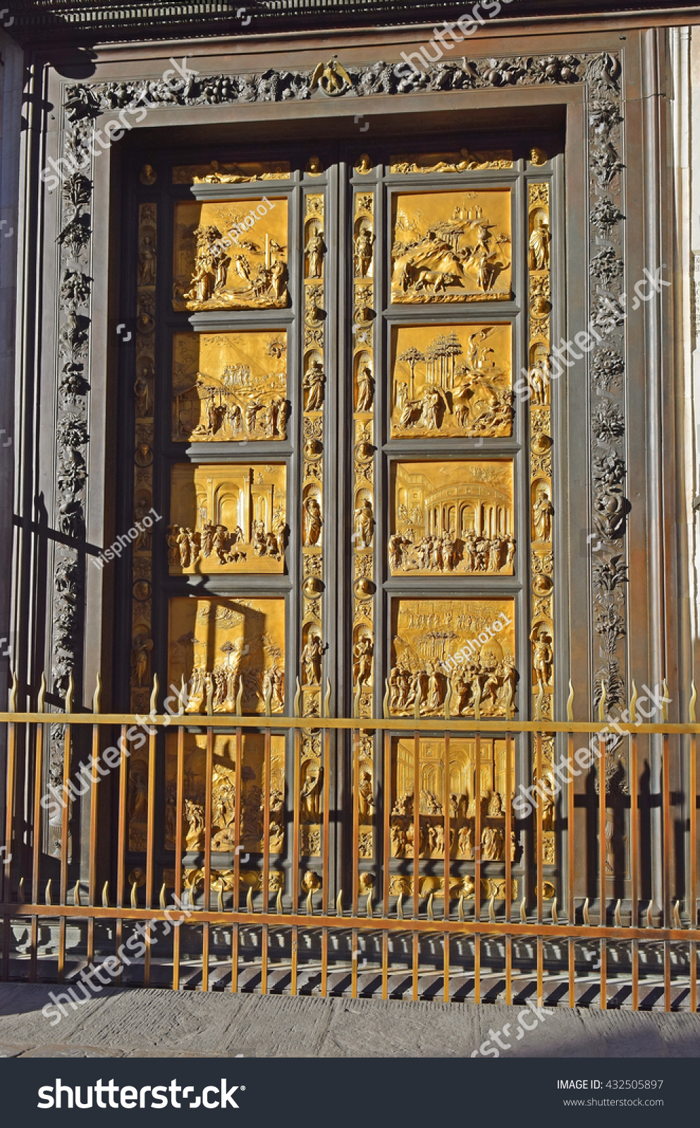 East Doors Gates Paradise By Lorenzo Stock Photo Edit Now 432505897