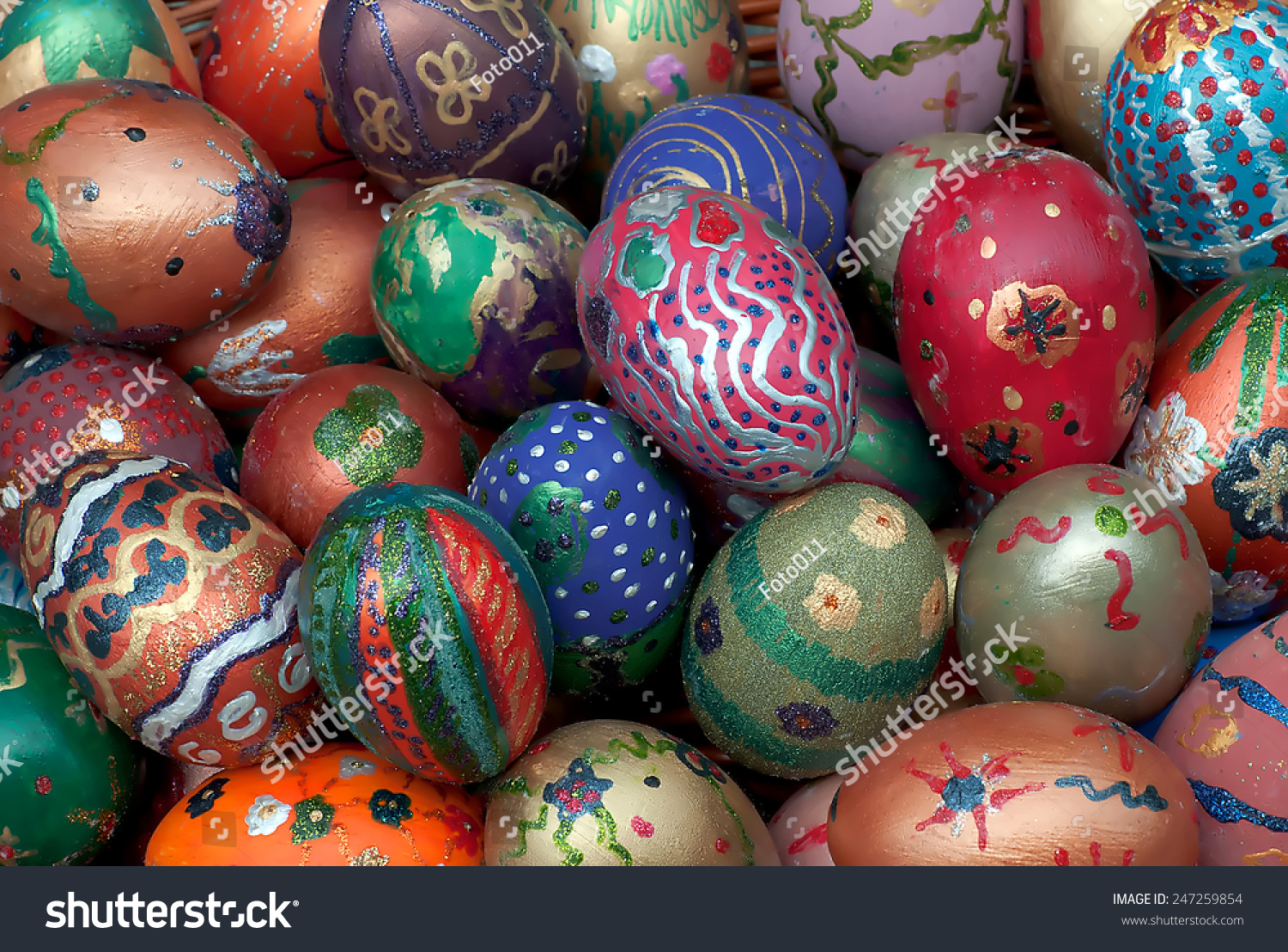 Easter Eggs As Christian Symbol Stock Photo 247259854 : Shutterstock