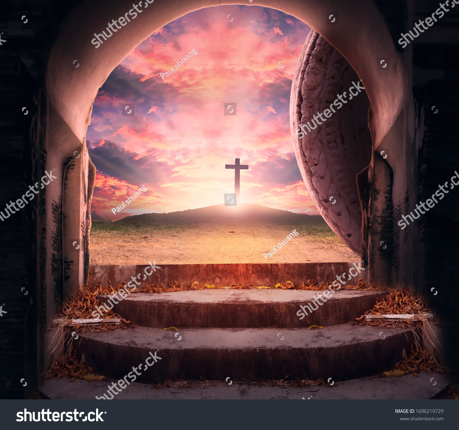 easter-sunday-concept-tomb-empty-cross-stock-photo-edit-now-1696219729