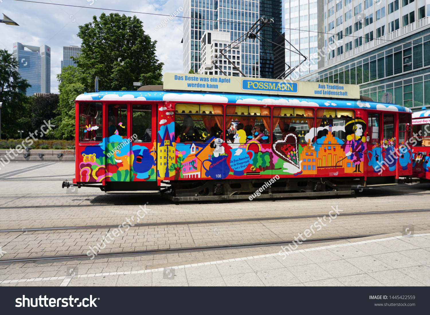 Ebbelwei Express Frankfurt Germany 06 07 Stock Photo Edit Now