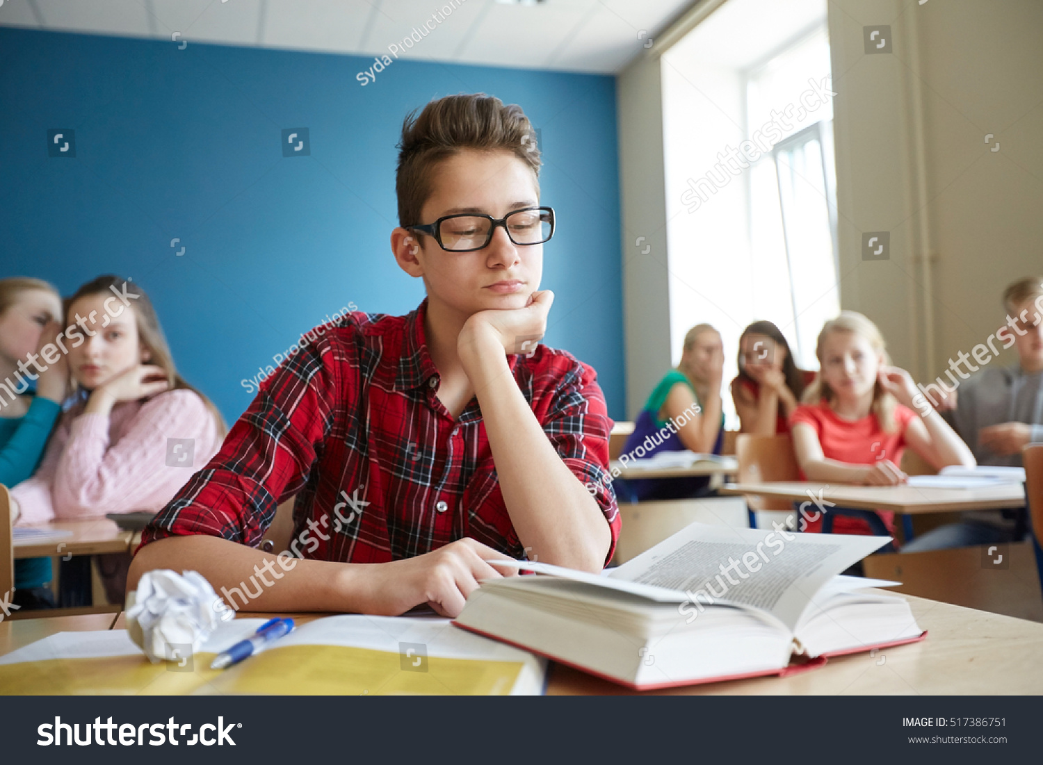 Education Bullying Social Relations People Concept Stock Photo Edit Now 517386751