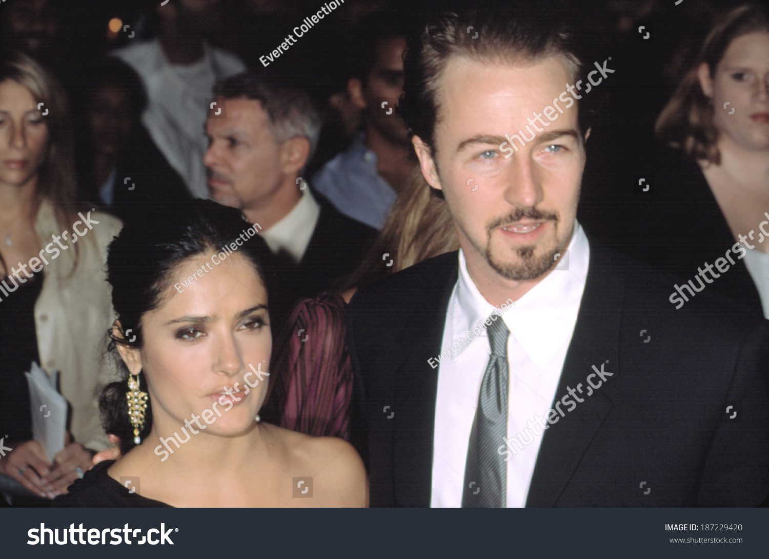 Edward Norton Salma Hayek Premiere Red Stock Photo 187229420 | Shutterstock