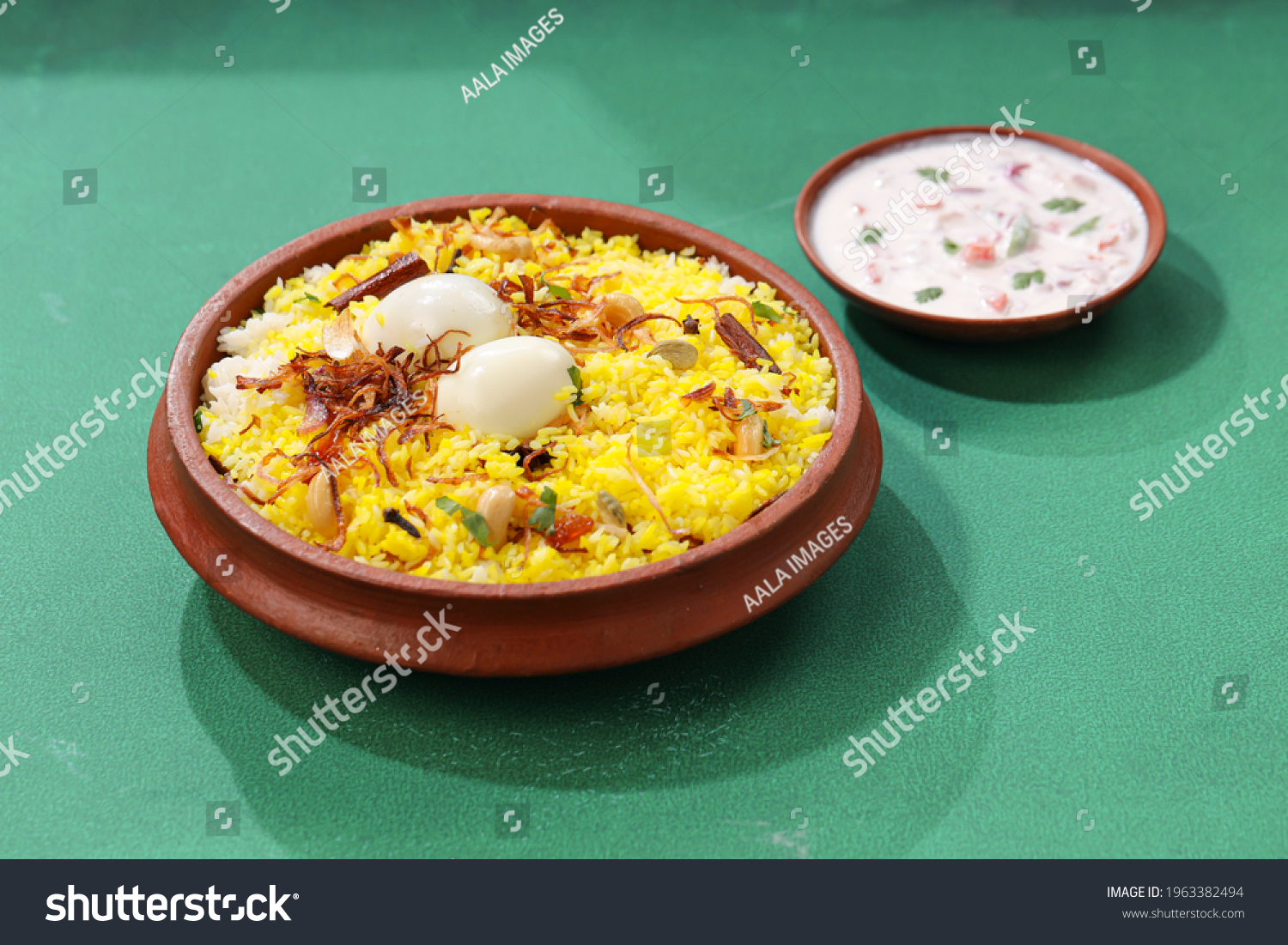 Egg Biryani Kerala Style Biriyani Made Stock Photo 1963382494