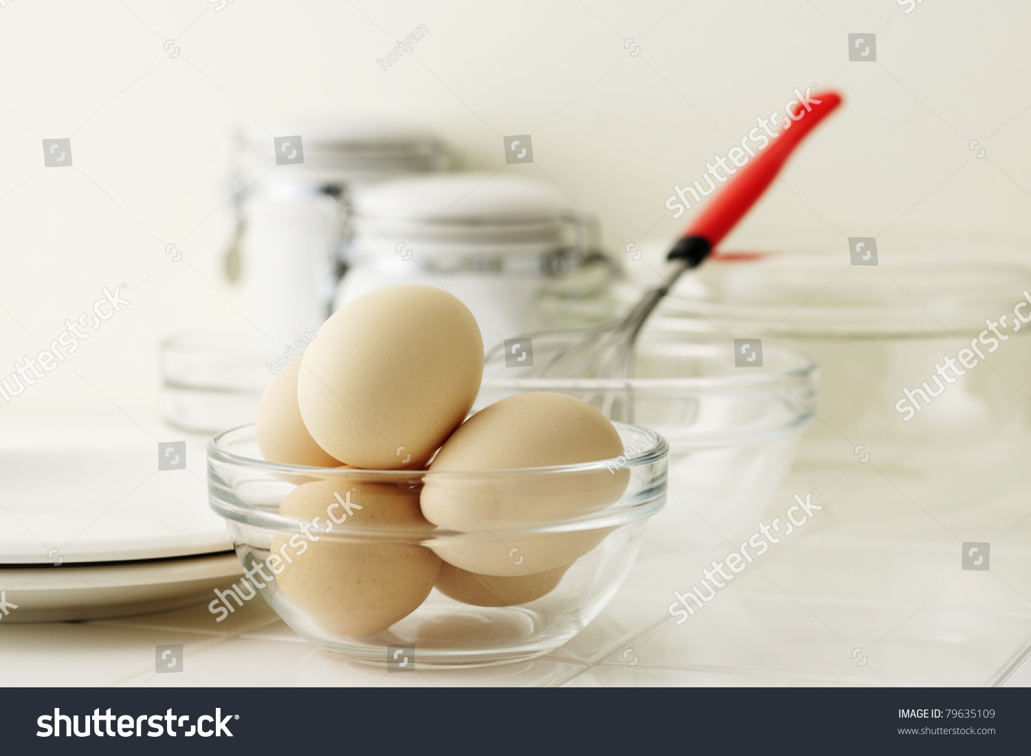 Eggs On Kitchen Counter Stock Photo 79635109 : Shutterstock