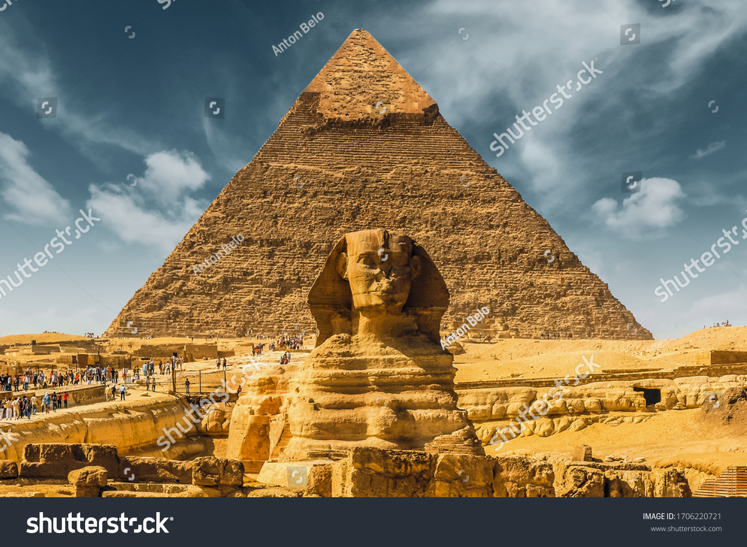 Egyptian Sphinx Cairo Giza Egypt Travel Stock Photo Shutterstock