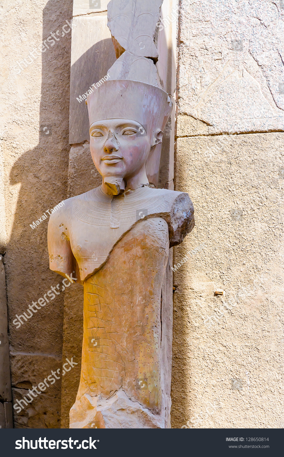 Egypt Antique Statue Amun Ra Karnak Stock Photo 128650814 | Shutterstock