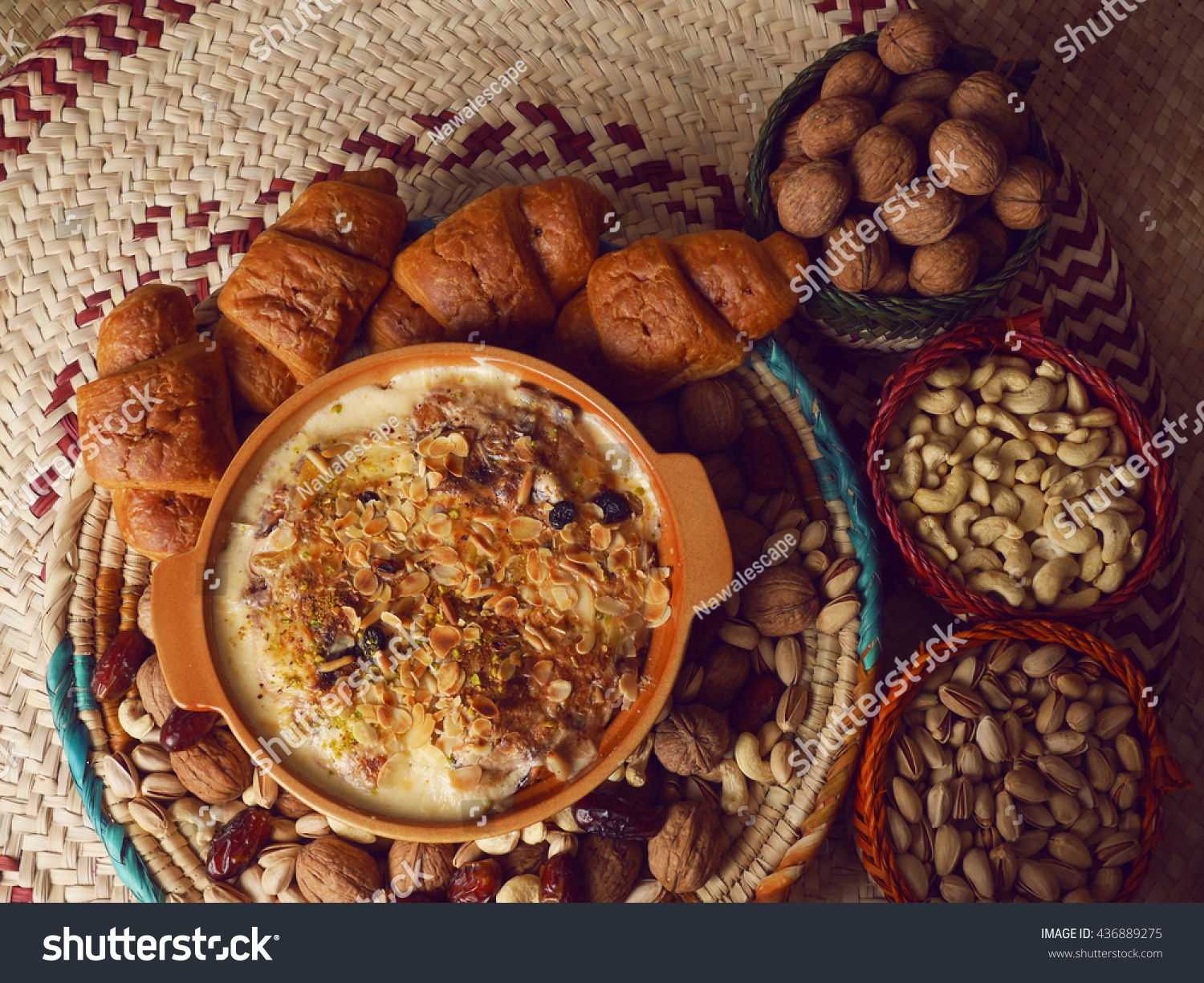 Egyptian Dessert Called Om Ali Stock Photo 436889275 - Shutterstock