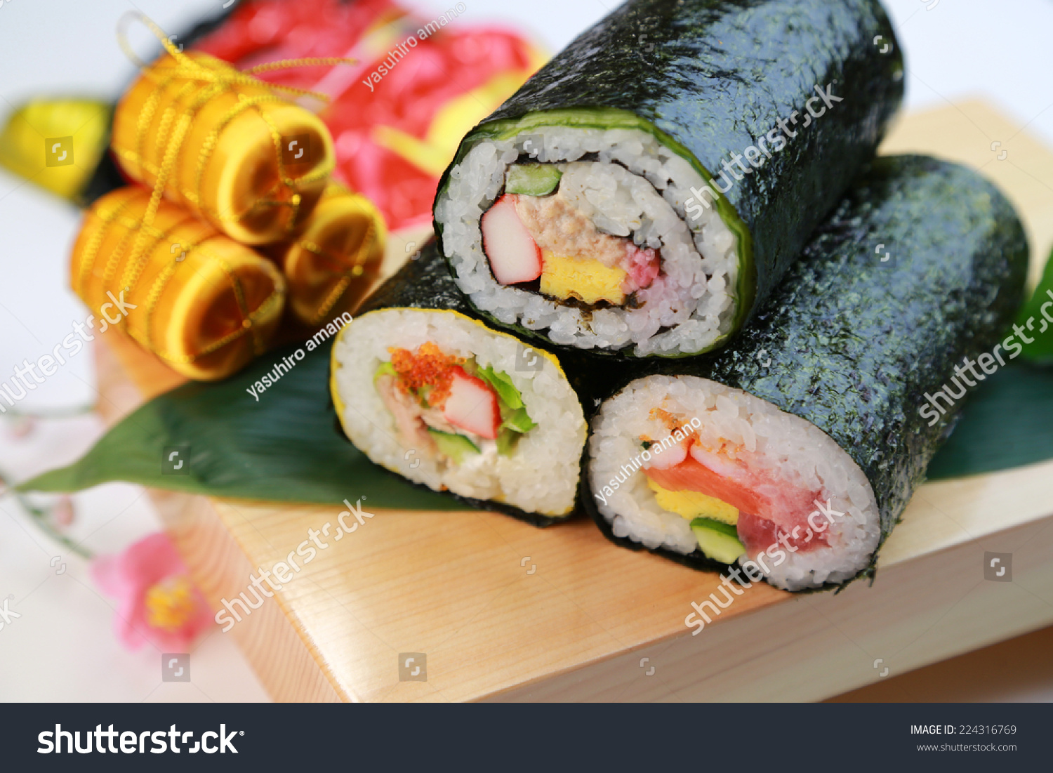 Ehomaki Sushi Roll Stock Photo Edit Now