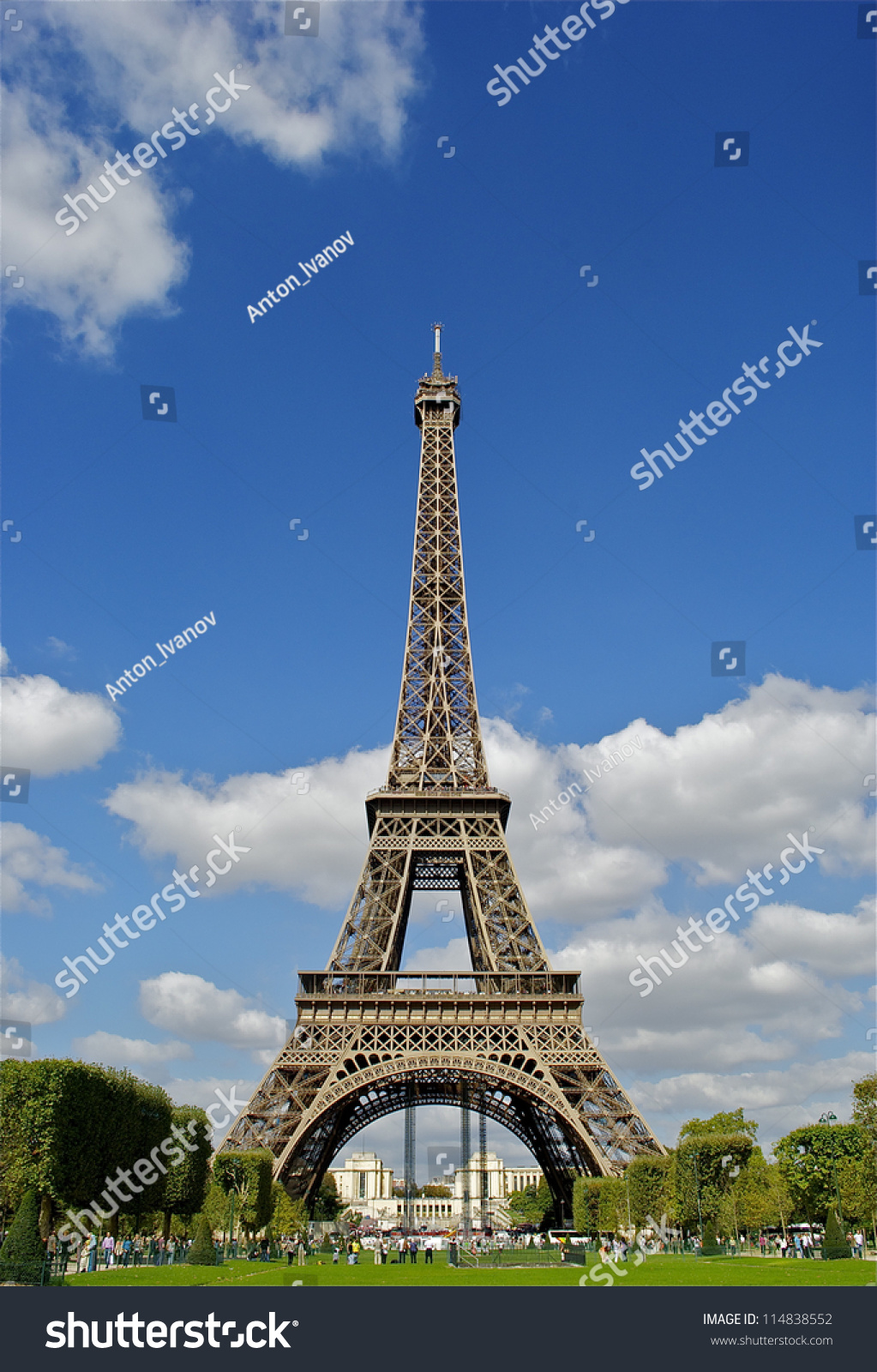 Eiffel Tower, Full Size, Paris, France Stock Photo 114838552 : Shutterstock