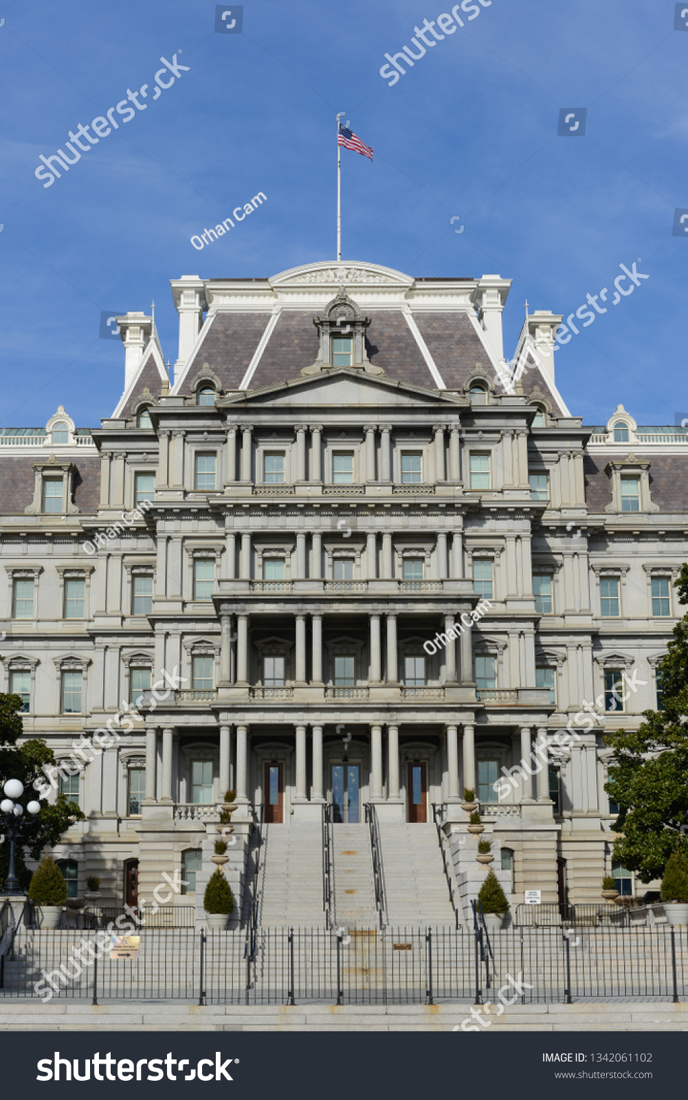 Eisenhower Executive Office Building Washington Dc Stock Photo ...