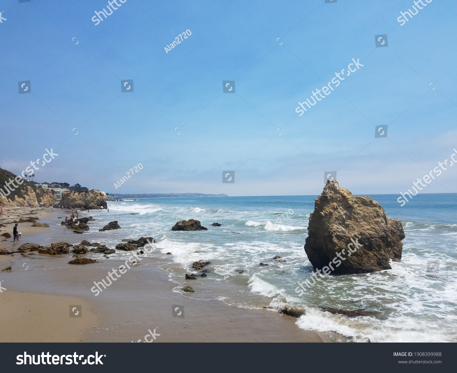 El Matador State Beach Malibu California Stock Photo 1908399988 ...