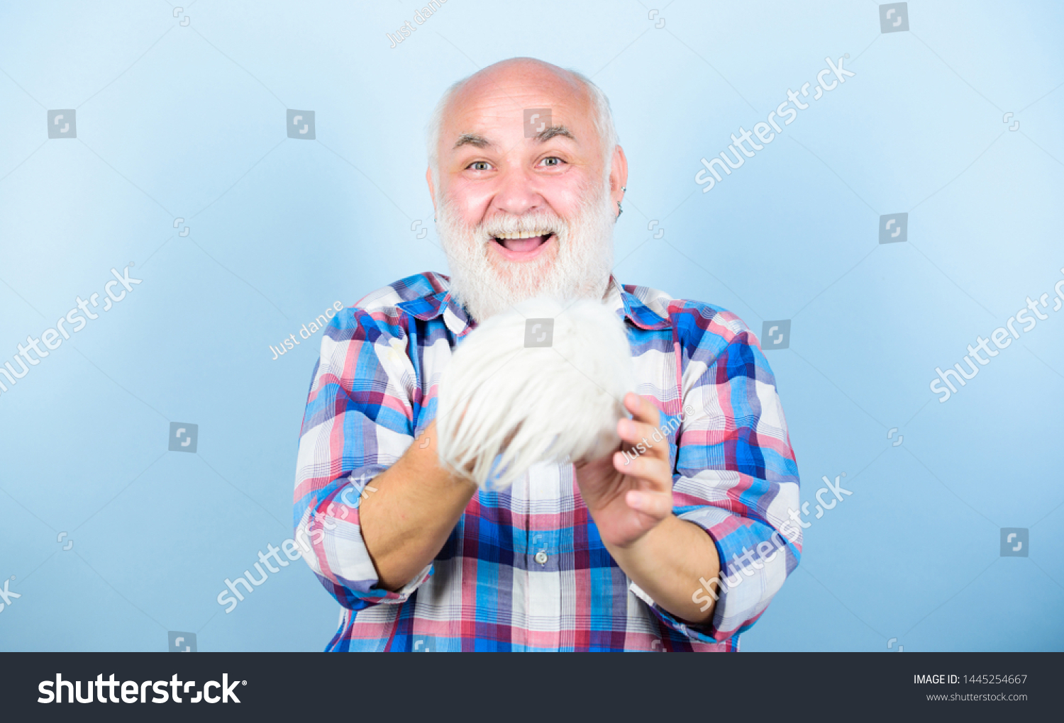 Elderly People Bearded Grandfather Grey Hair Stock Photo Edit Now