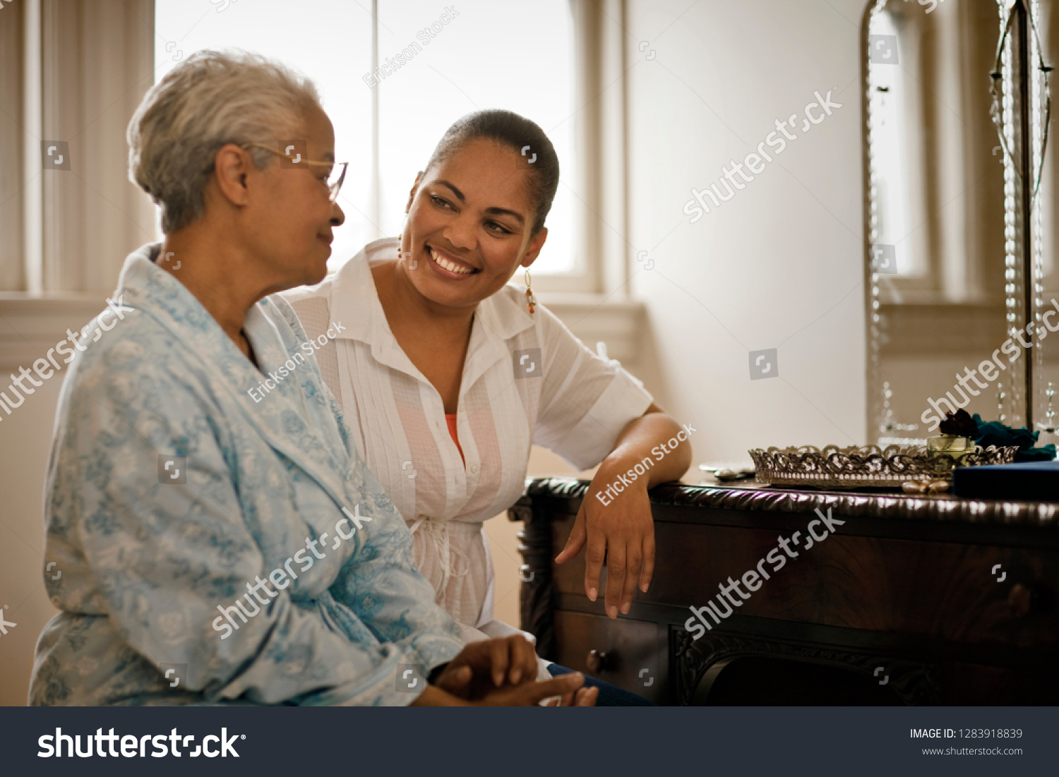 gown for elderly woman