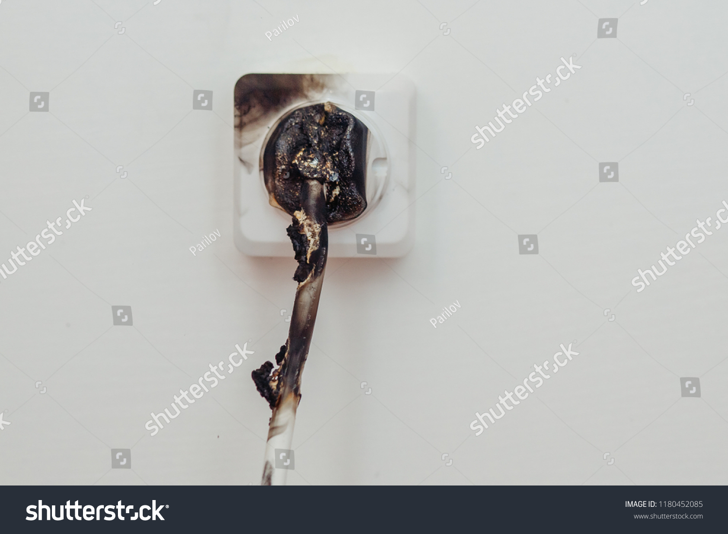 Electrical Short Circuit Failure Caused By Stock Photo 1180452085 ...