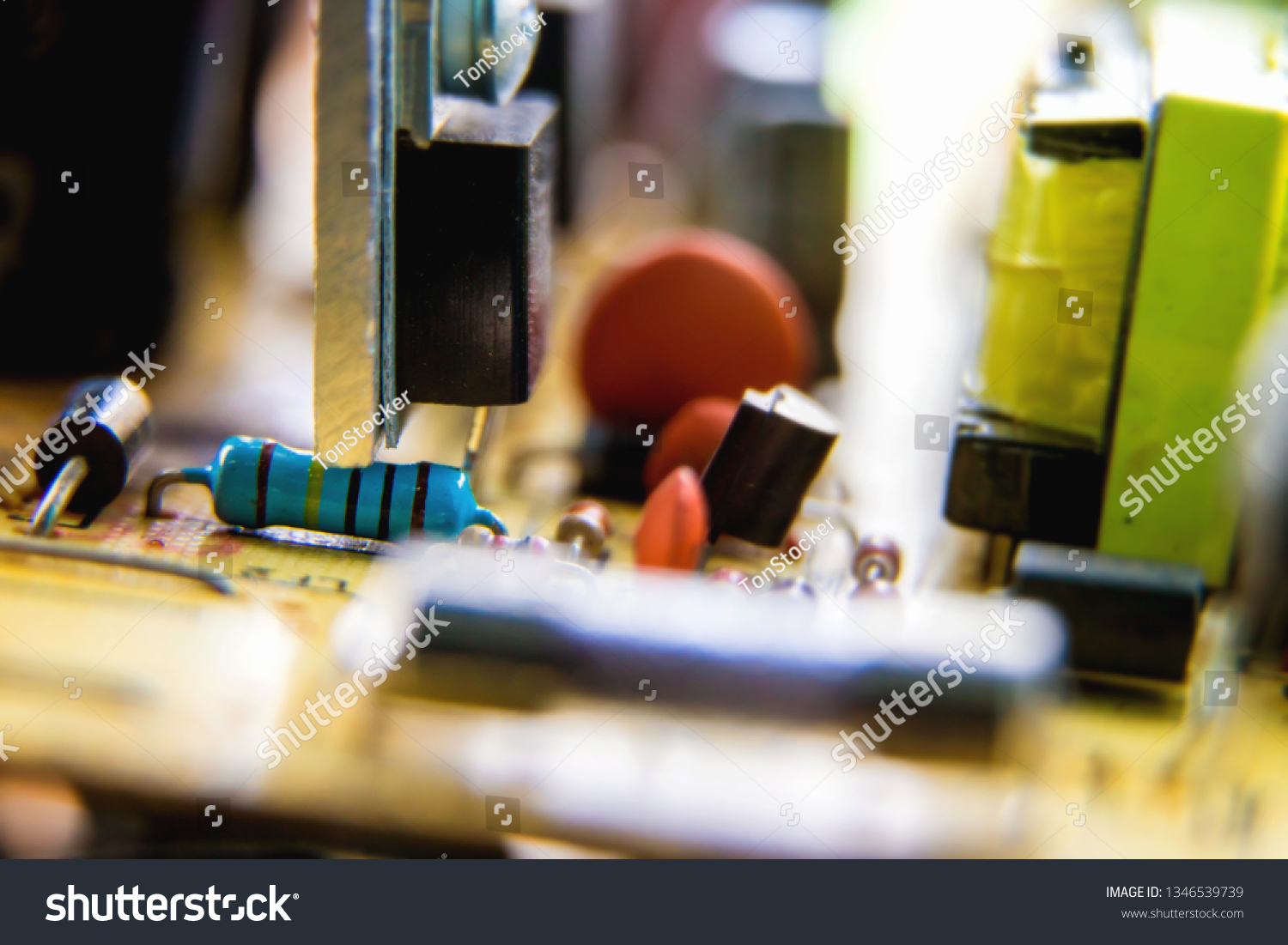 Electronic Circuit Board Resistor Used Wallpaper Stock Photo Edit Now 1346539739 Electronic Circuit Board Resistor Used Wallpaper Stock Photo Edit Now 1346539739