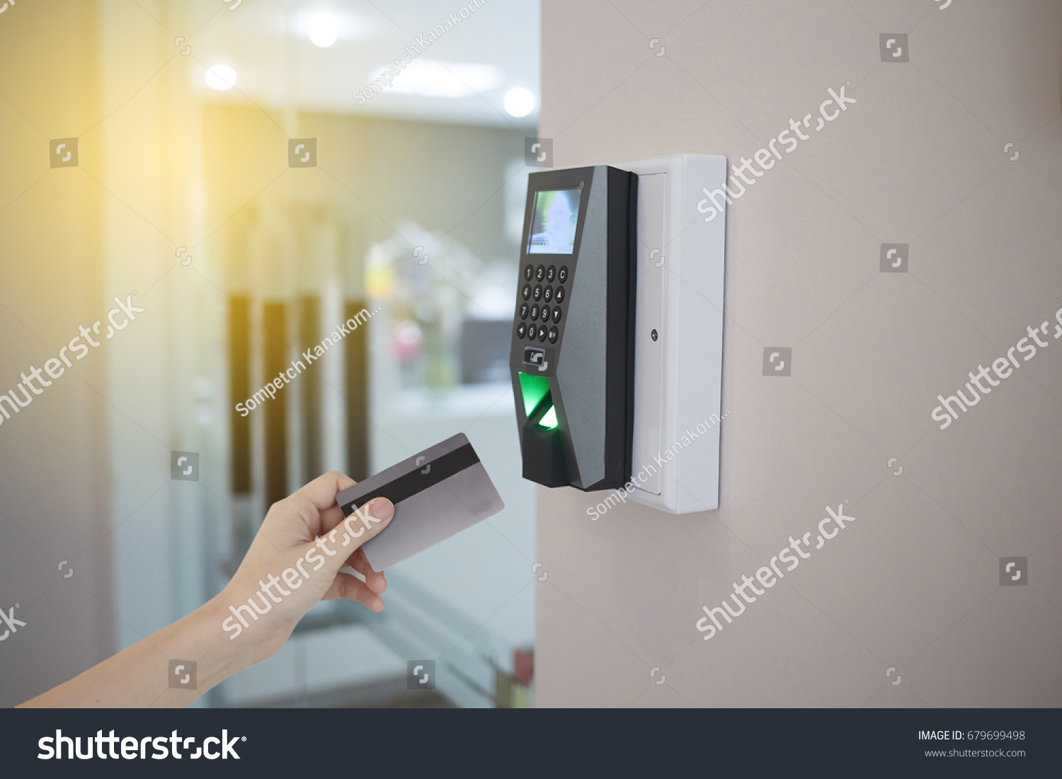how to open key card doors