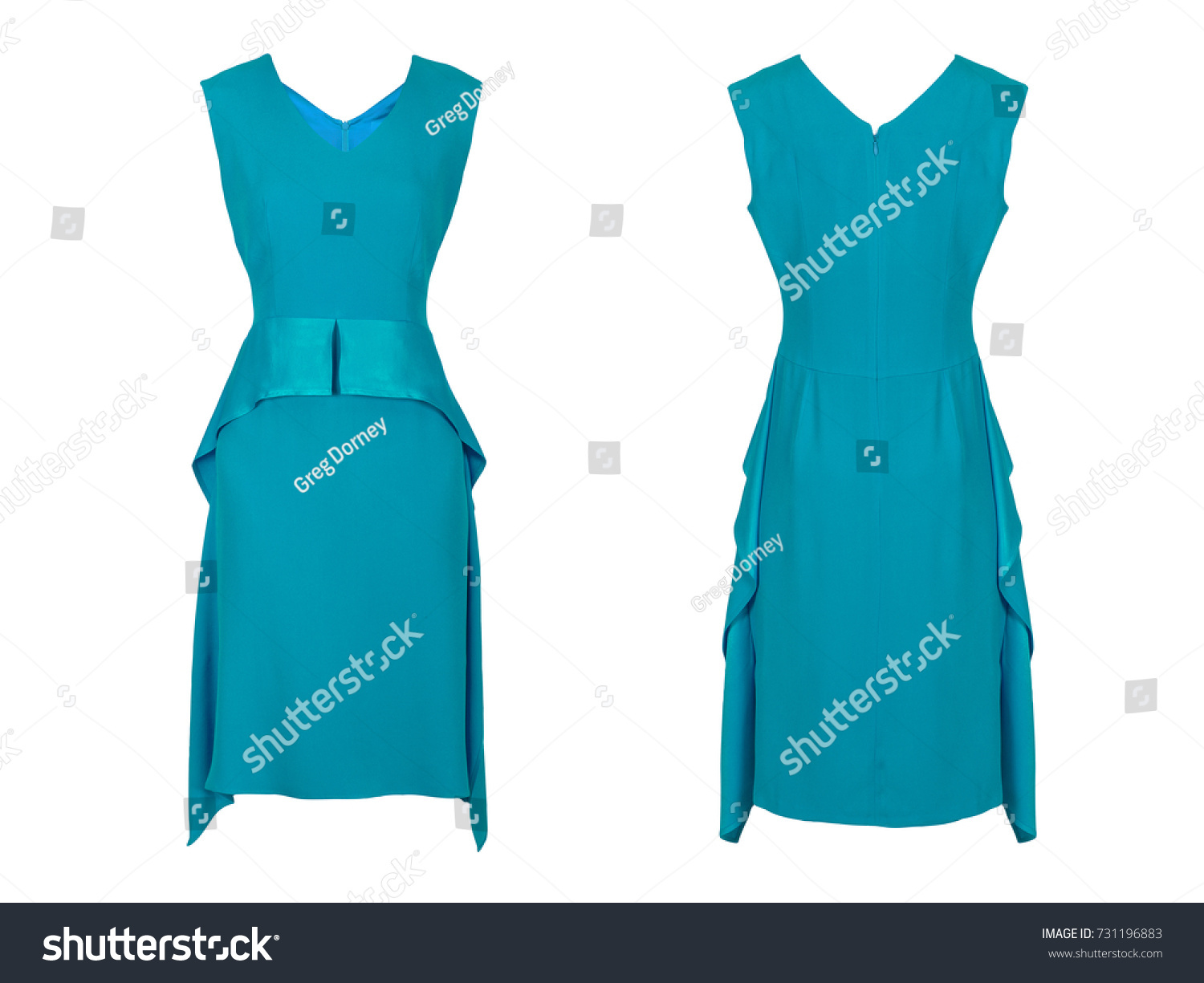 ladies baby blue dress