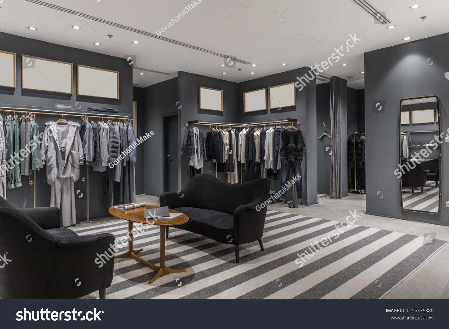 elegant clothing store