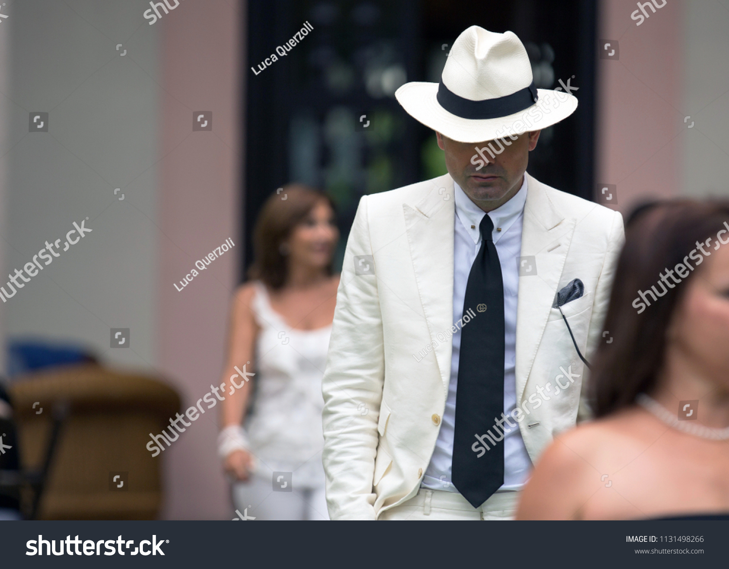 white cuban hat