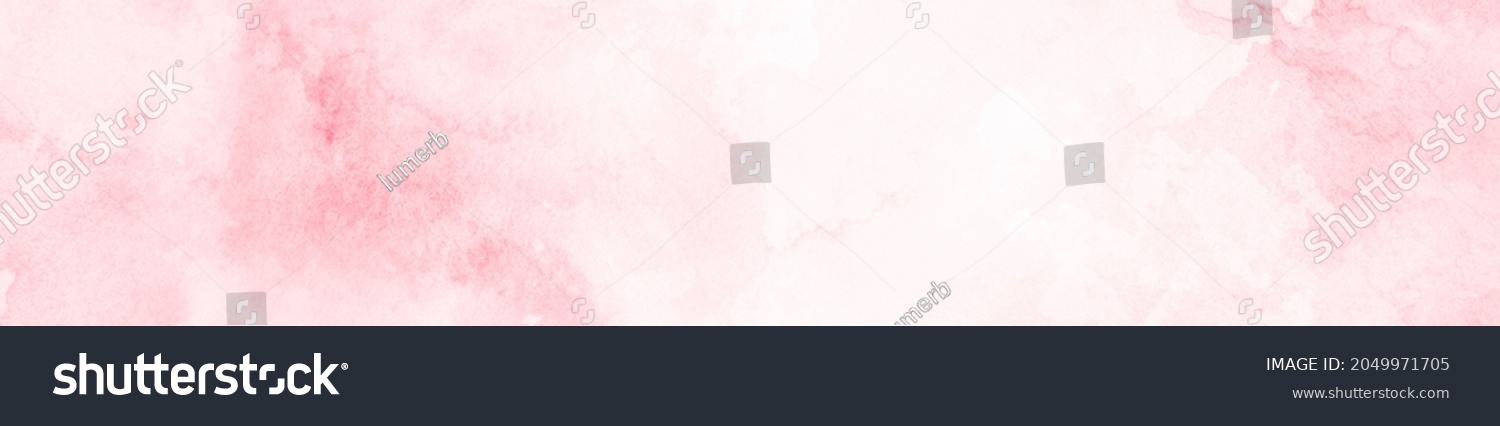Elegant Pastel Pink Banner Background Emptyspace Stock Illustration