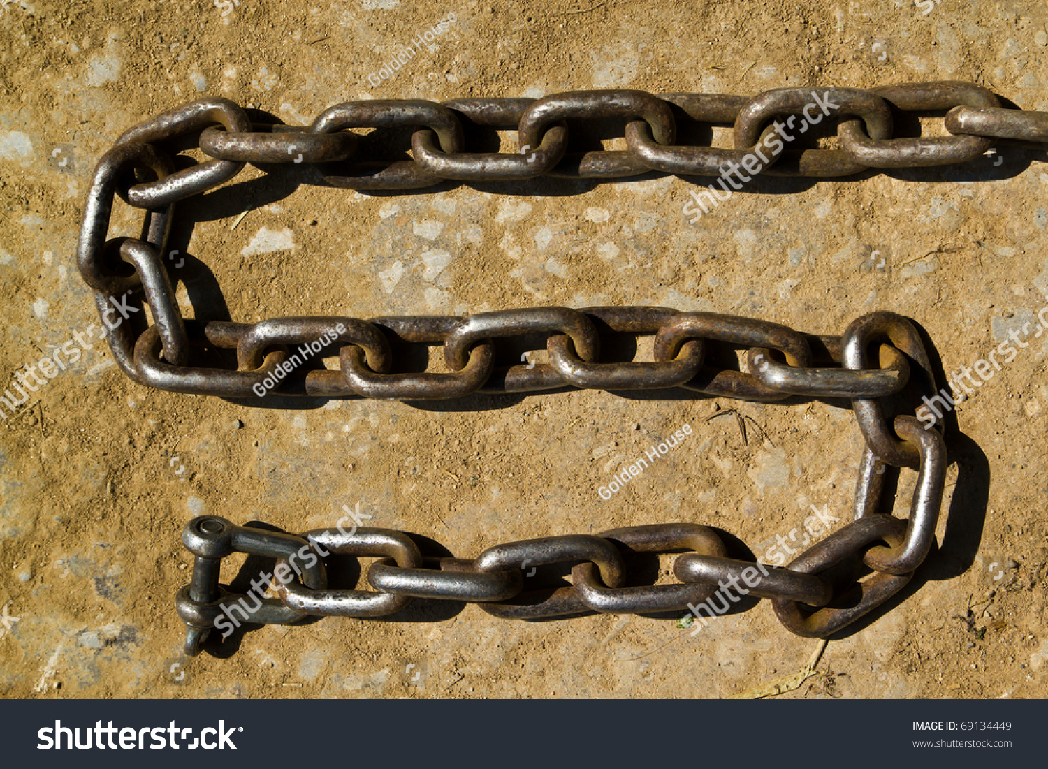 Elephant Chain On Ground Stock Photo 69134449 : Shutterstock