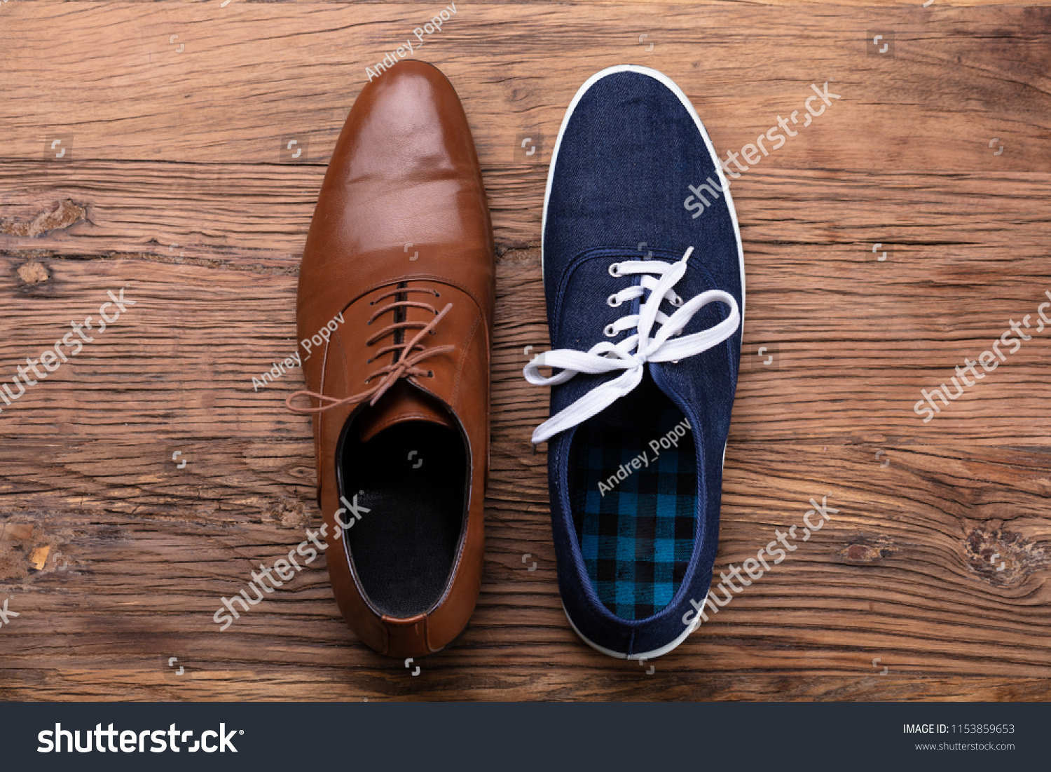 Two different colored shoes Images, Stock Photos & Vectors | Shutterstock