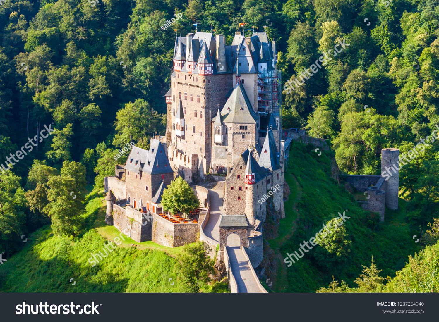 Eltz Castle Burg Eltz Medieval Castle Stock Photo Edit Now