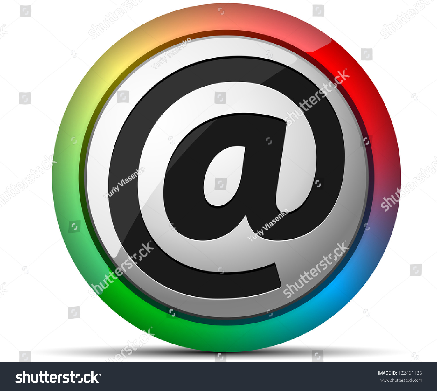 Email Button Stock Illustration 122461126 - Shutterstock