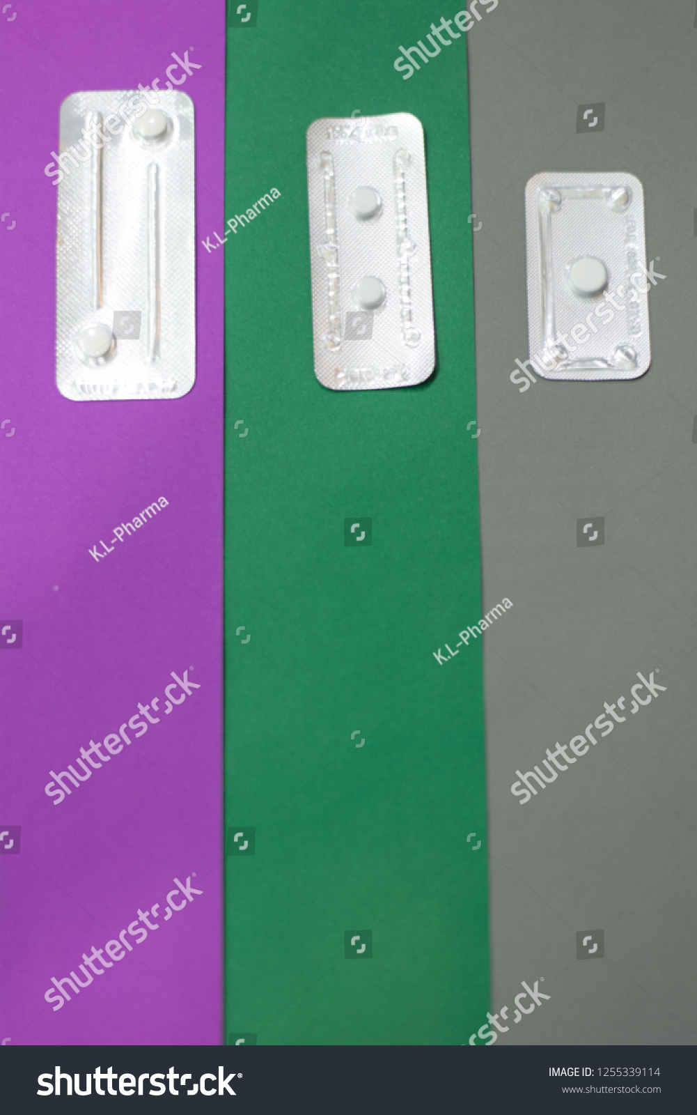 Emergency Contraception Morning After Pill Packs Backgrounds Textures Stock Image