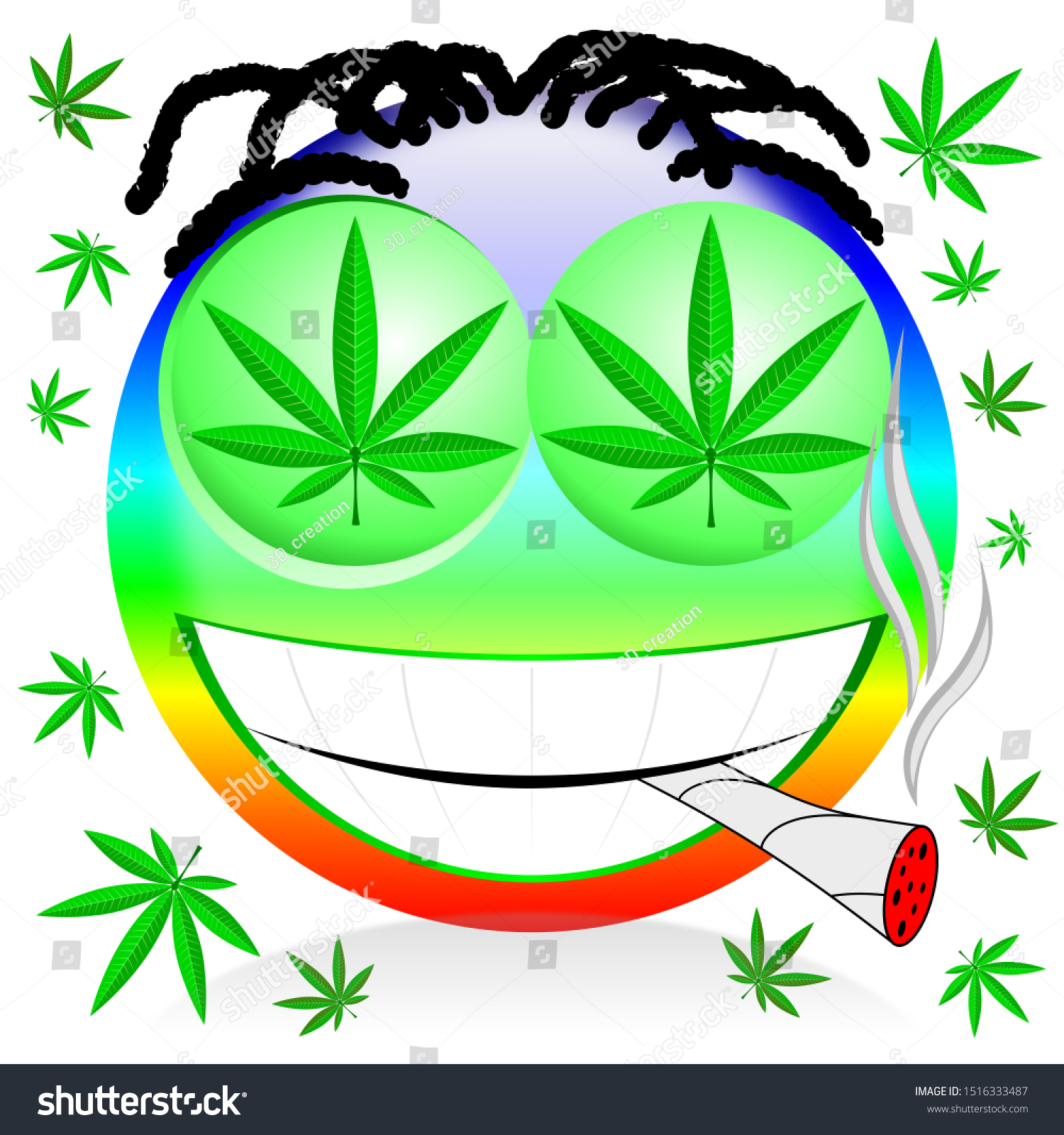 emoji-smoking-marijuana-colorful-cartoon-illustration-ilustra-es