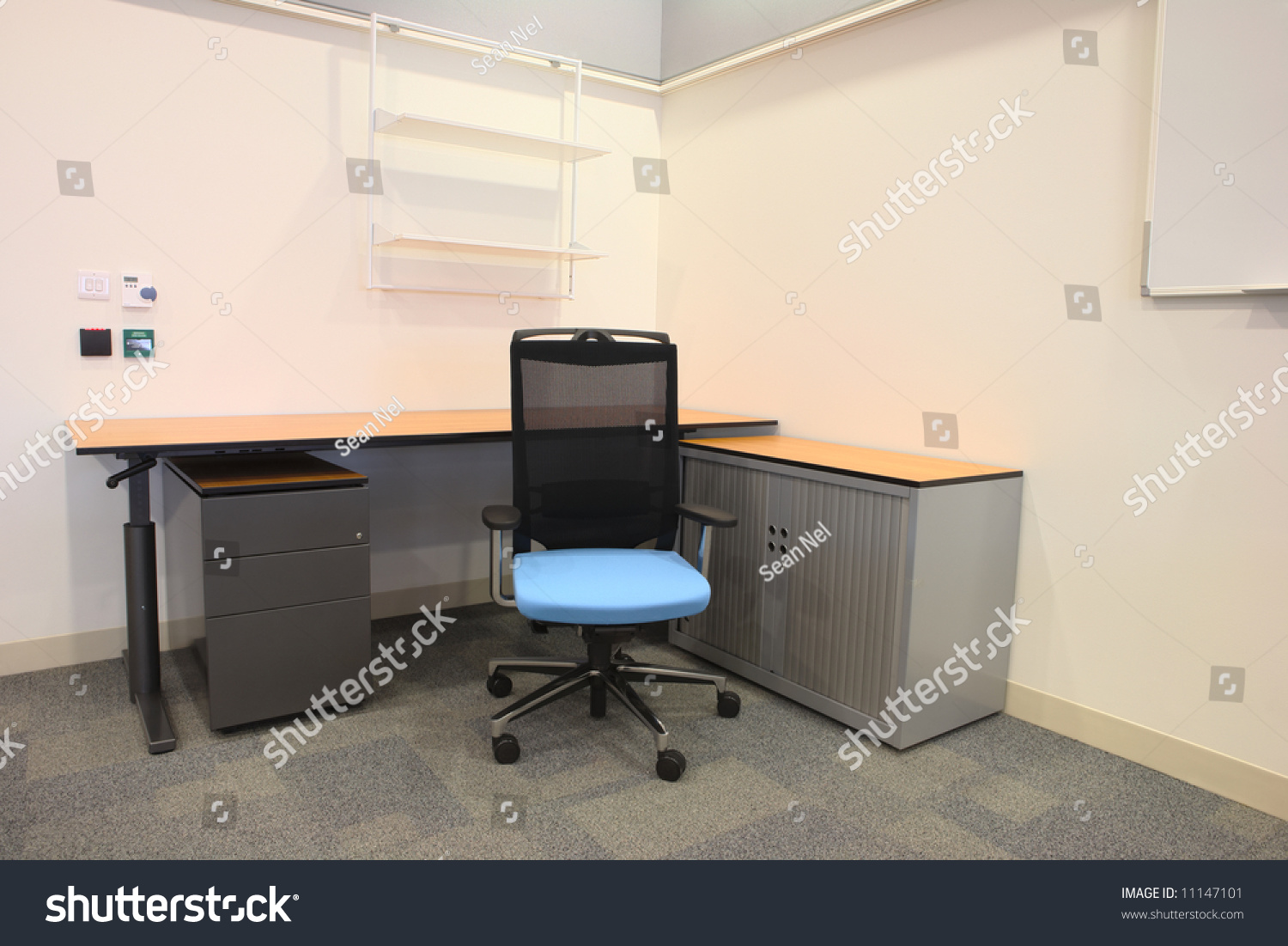 Empty Office New Modern Office Furniture Stock Photo Edit Now