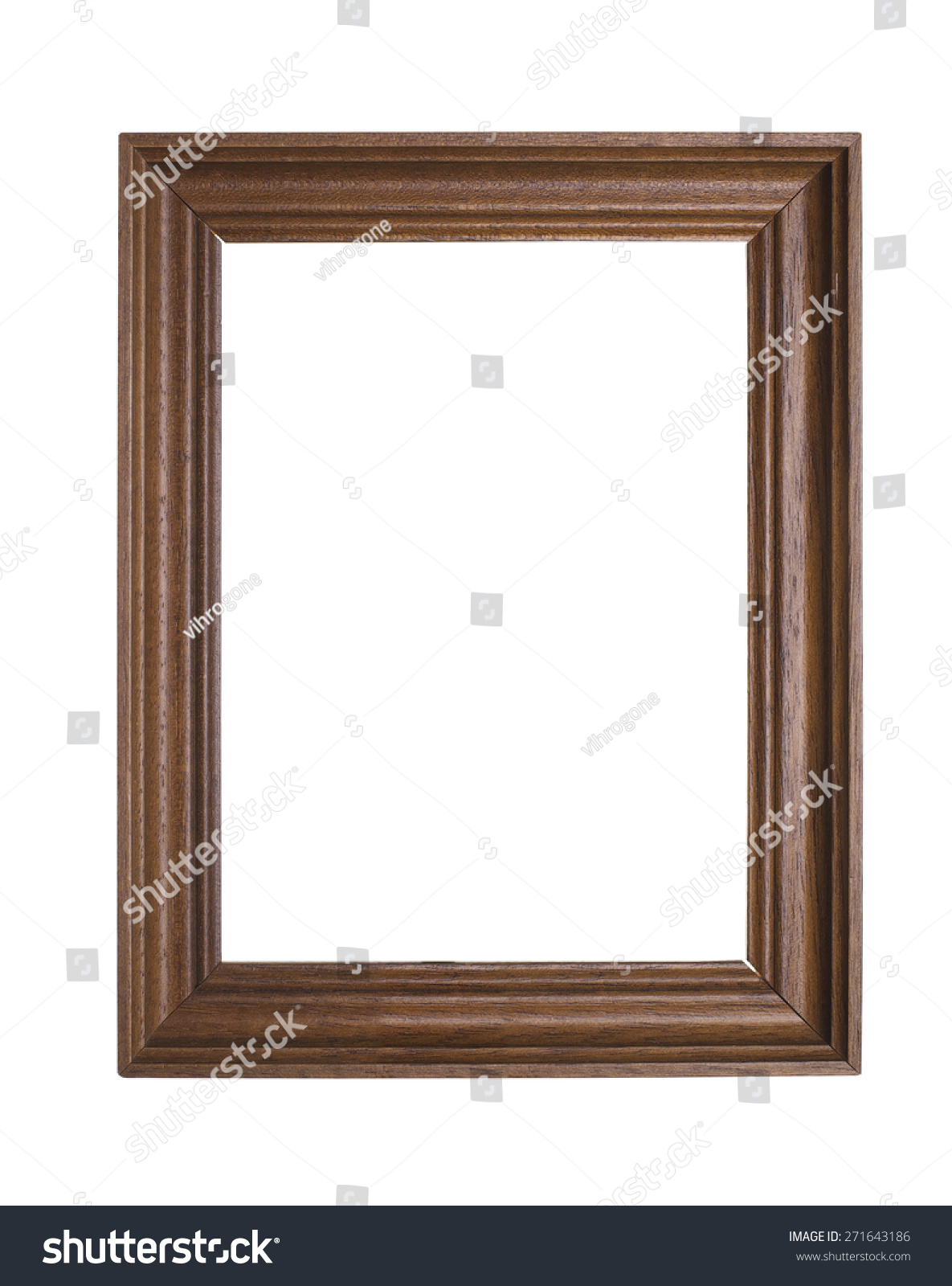 Empty Paint Frame Rustic Wood Texture Stock Photo (Edit Now) 271643186