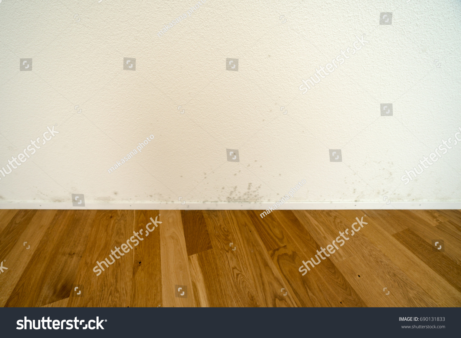 Empty Room New Apartment Wooden Floor Stock Photo Edit Now