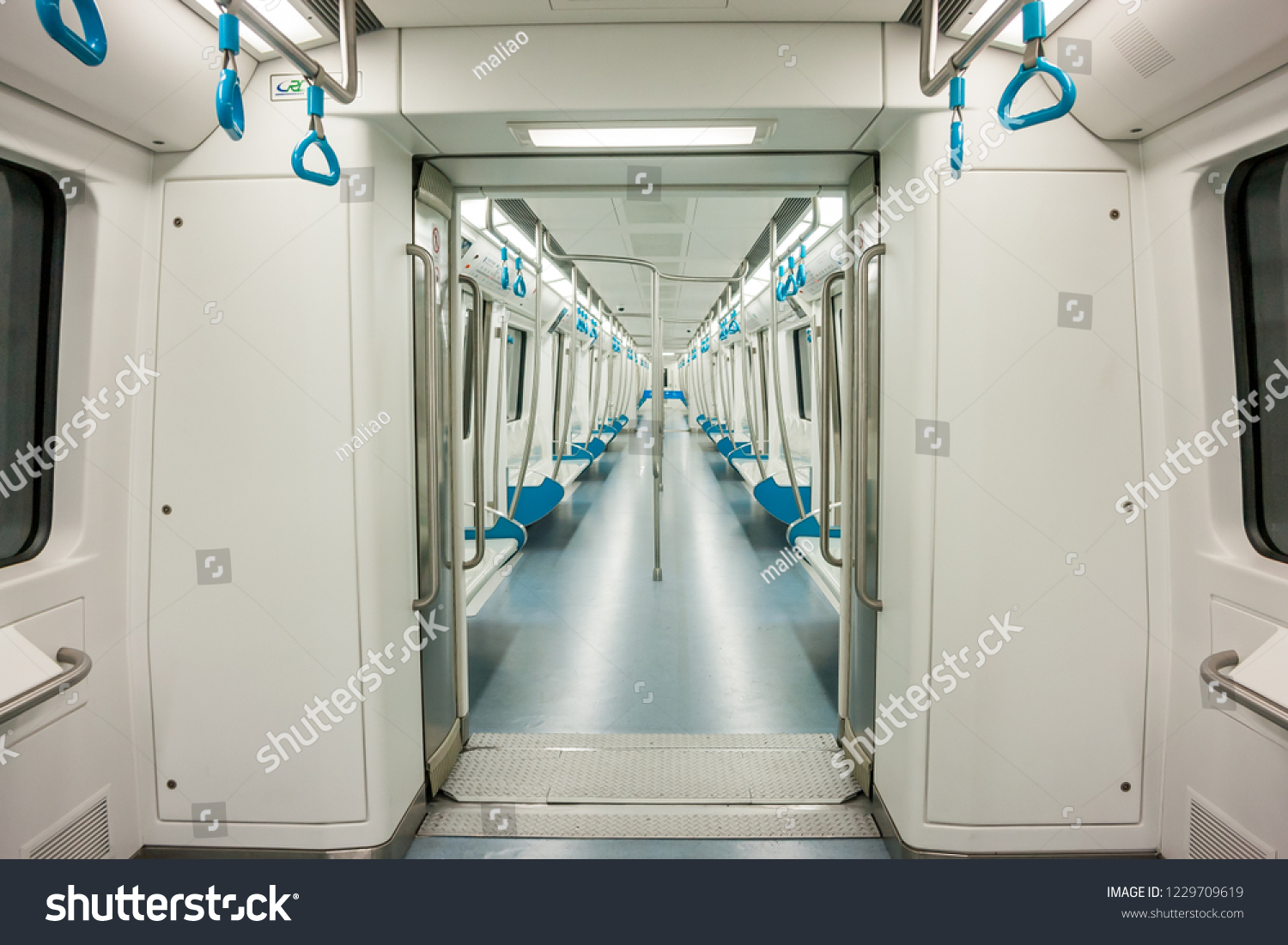 Empty Unmanned Subway Car Stock Photo Shutterstock