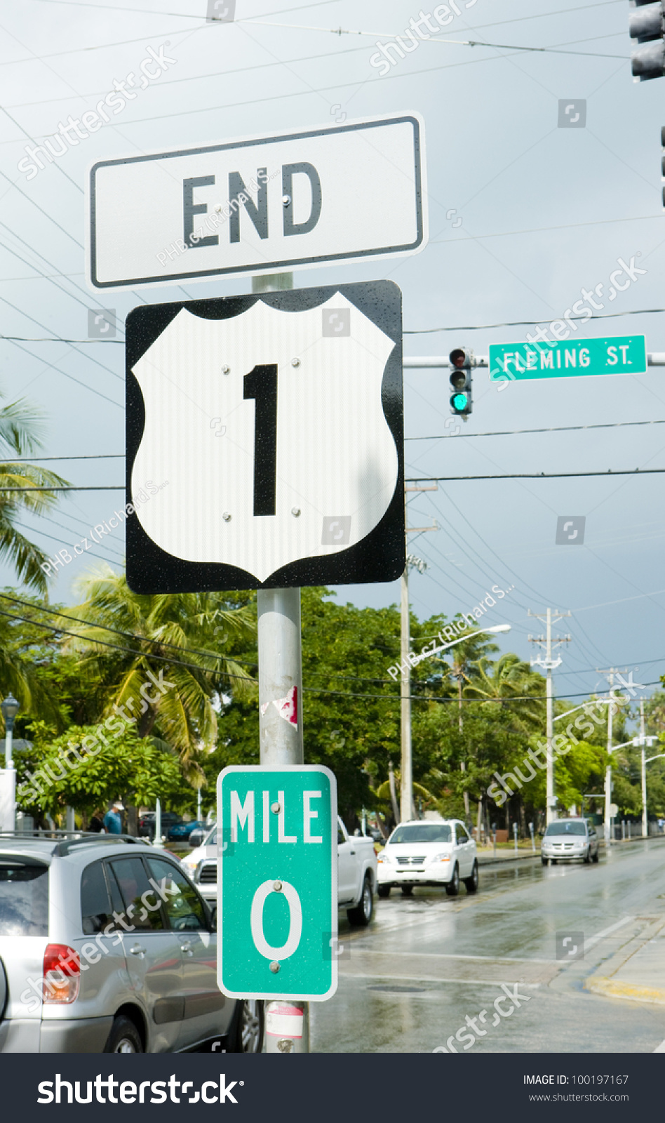 End Road Number 1 Key West Stock Photo Edit Now