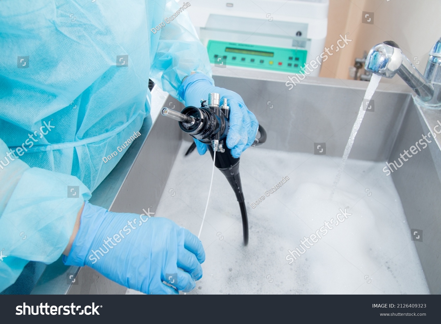 Endoscope Cleaning Sterilization After Performing Endoscopy Stock Photo Shutterstock