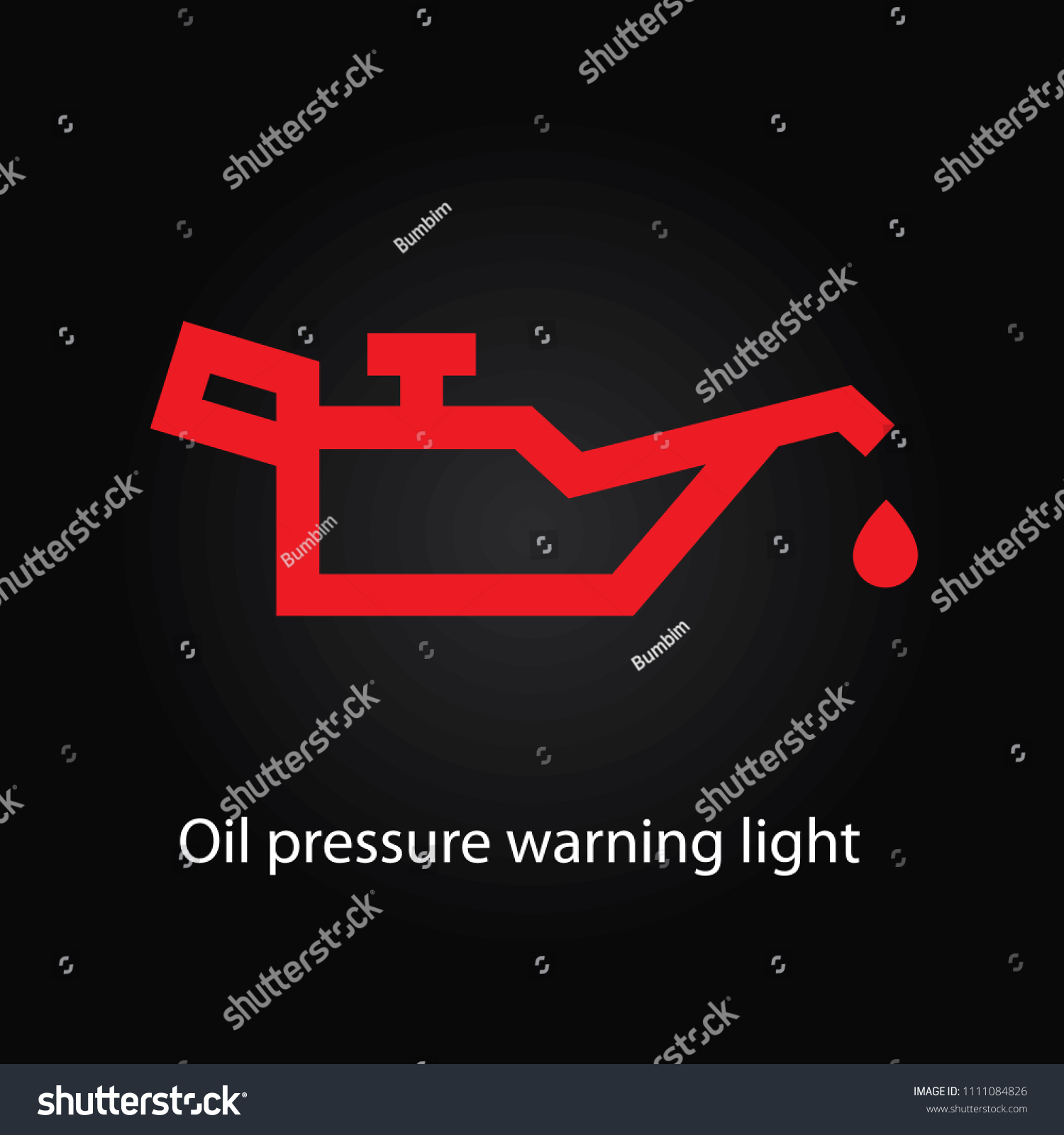 Oil pressure warning light Oil pressure warning light