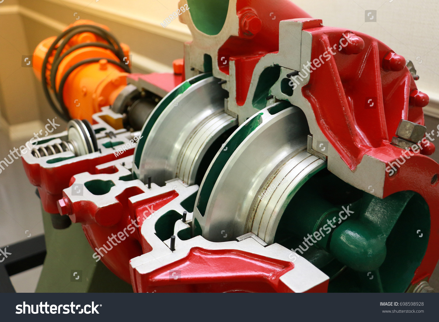 Engine Pump Water Exploded View Firefighting Stock Photo (Edit Now ...