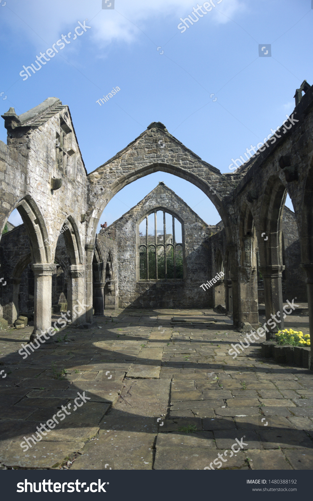 England Yorkshire Old Town Heptonstall Villages Stock Photo (Edit Now) 1480388192