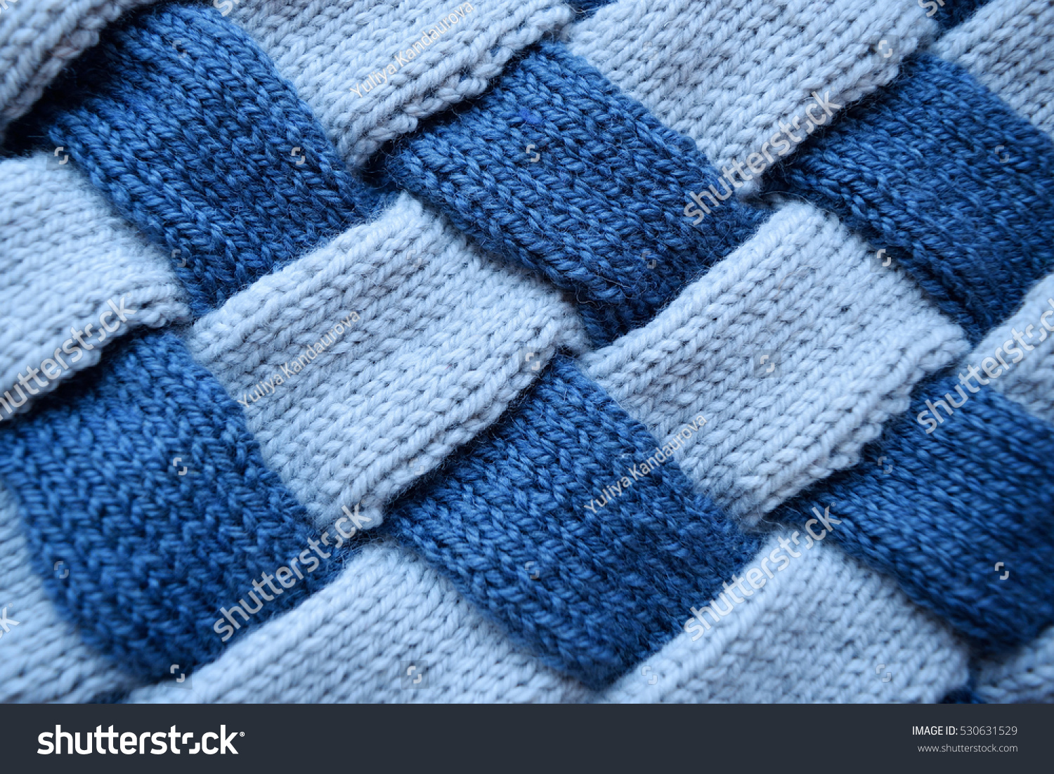 entrelac knitting