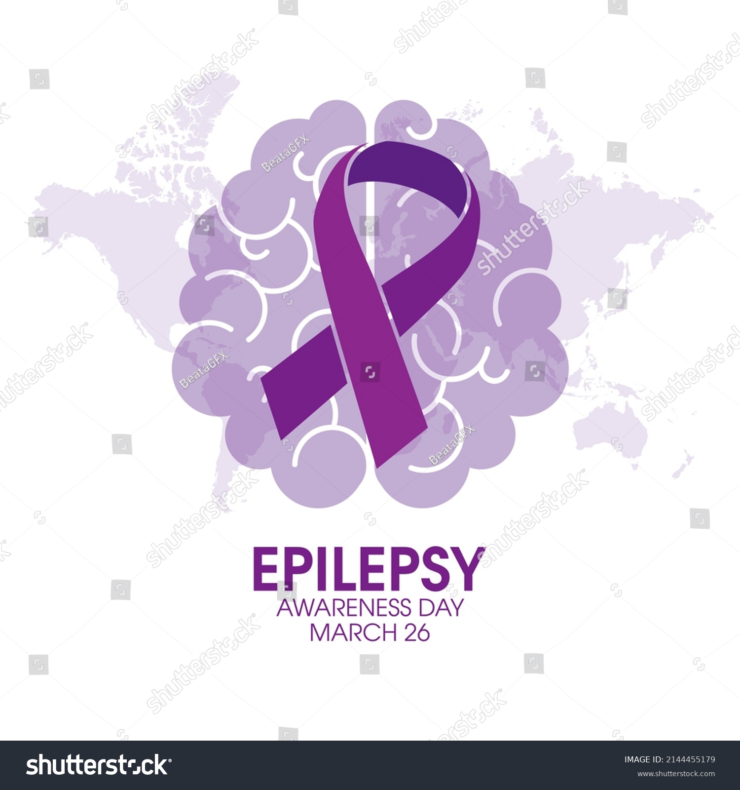 Epilepsy Awareness Day On March 26 Stock Illustration 2144455179 Shutterstock