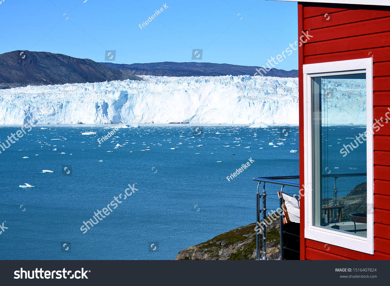 Eqip Sermia Eqi Glacier Greenland Disko Stock Photo Edit Now
