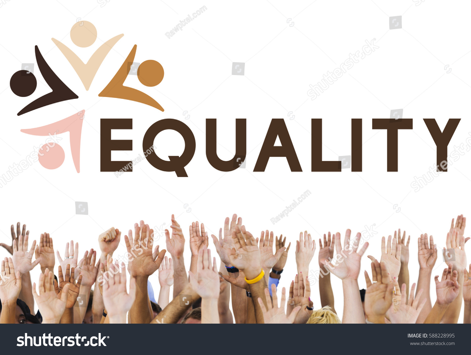 Equality Fairness Fundamental Rights Racist Discrimination Stock Photo ...