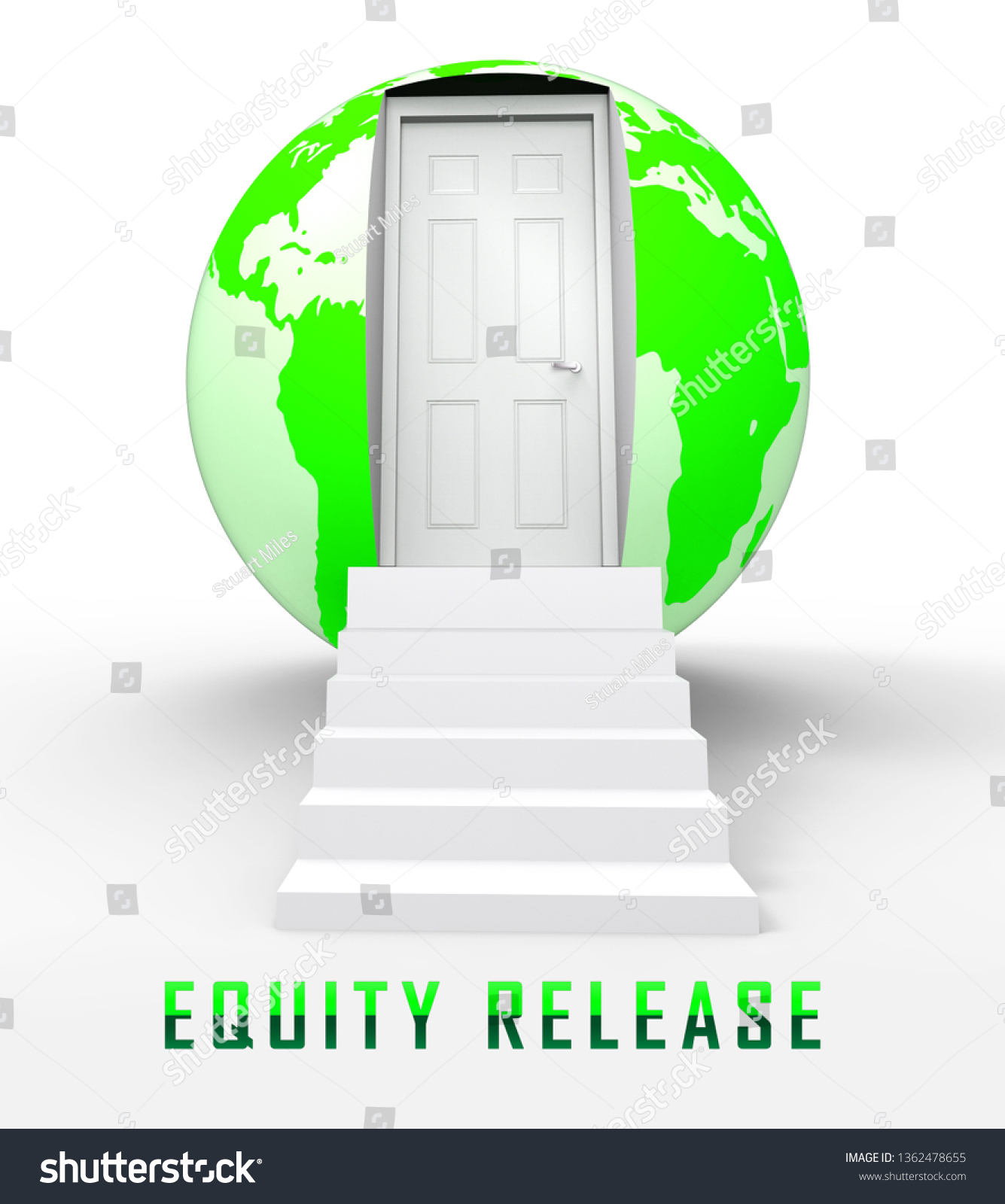 Equity Release Globe Means Line Credit Stock Illustration 1362478655 |  Shutterstock