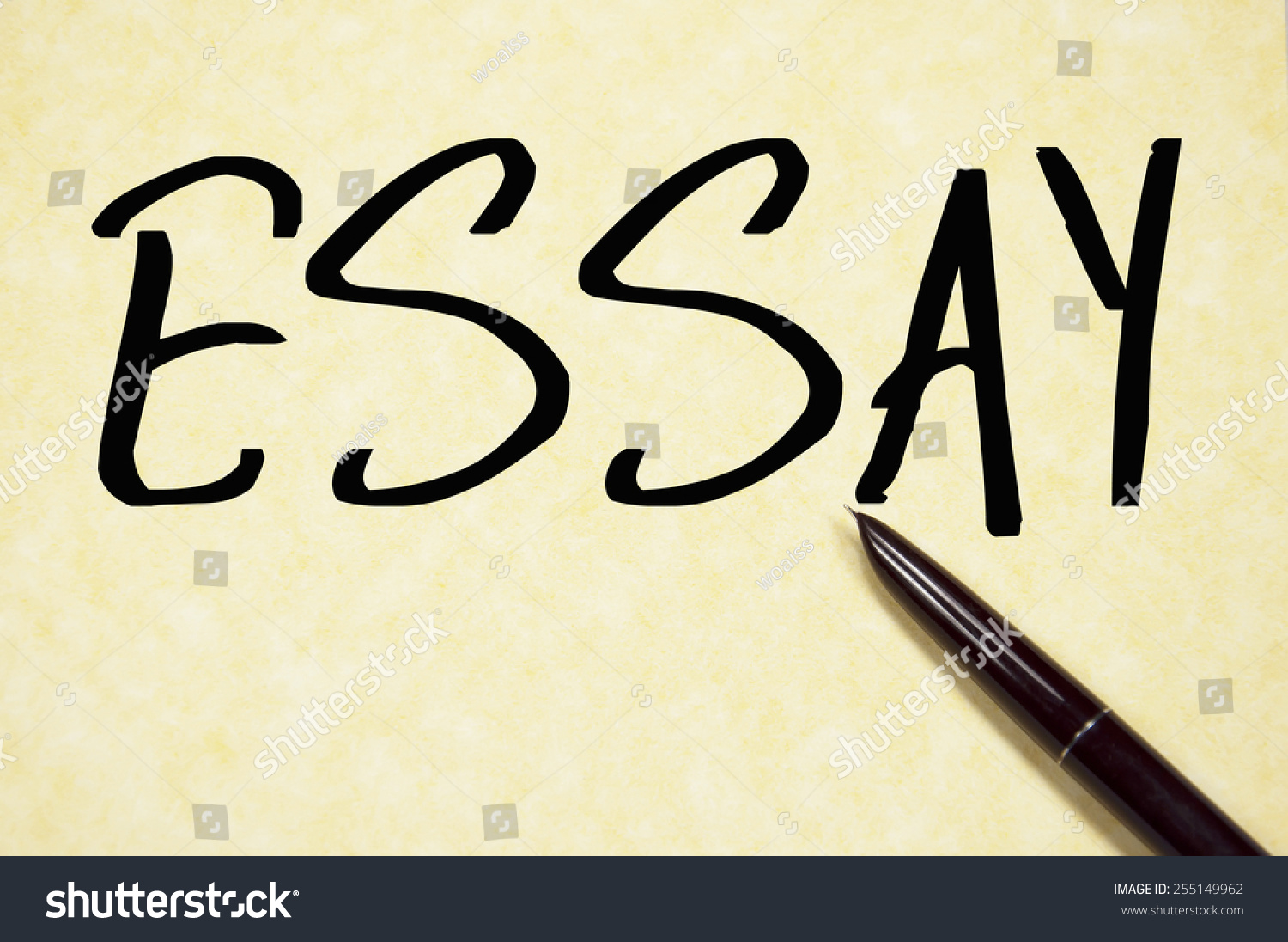 essay stock image