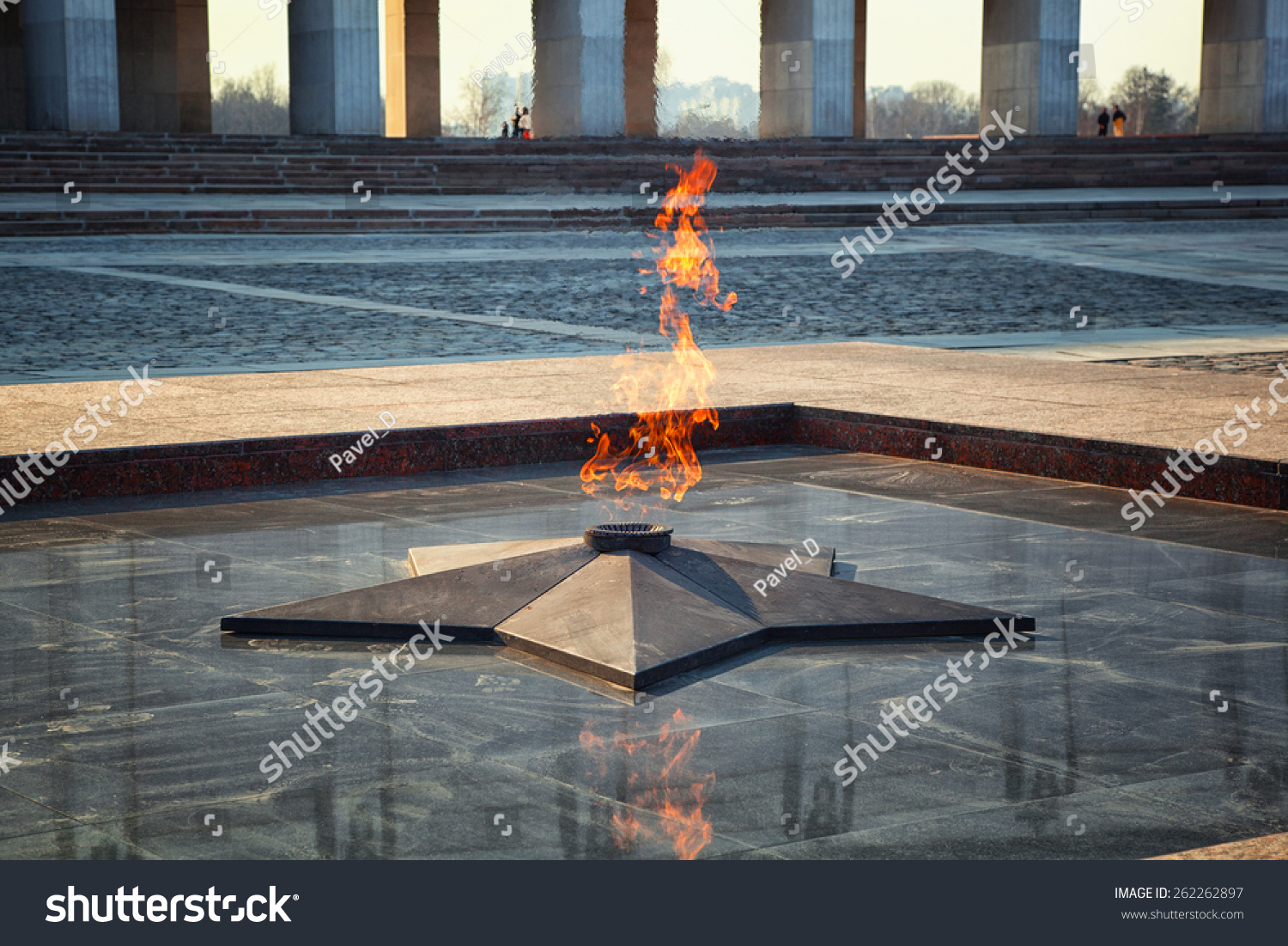 Eternal Flame Symbol Victory World War Stock Photo (Edit Now) 262262897