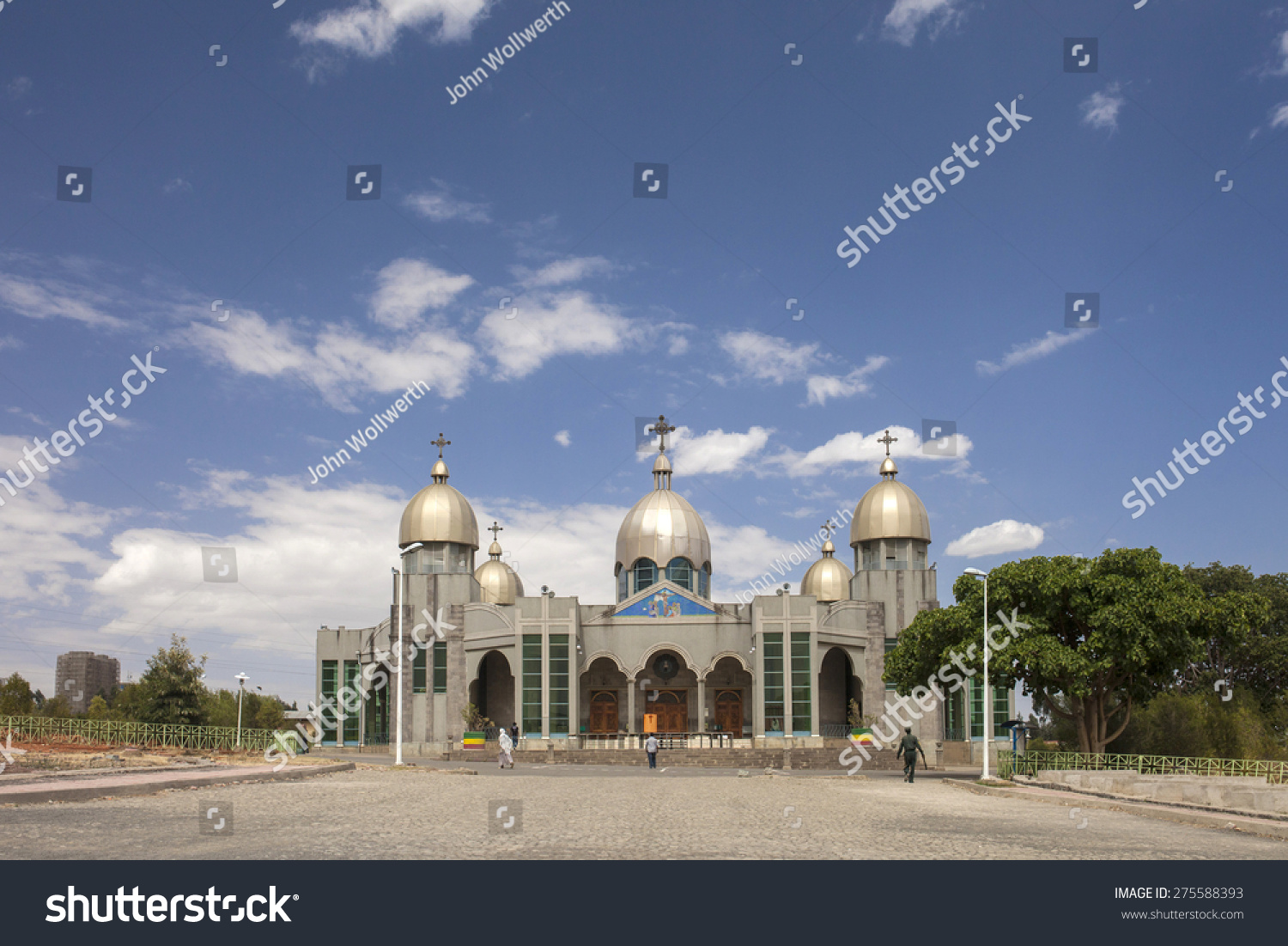 Ethiopian Orthodox Church In Addis Ababa, Ethiopia Stock Photo ...