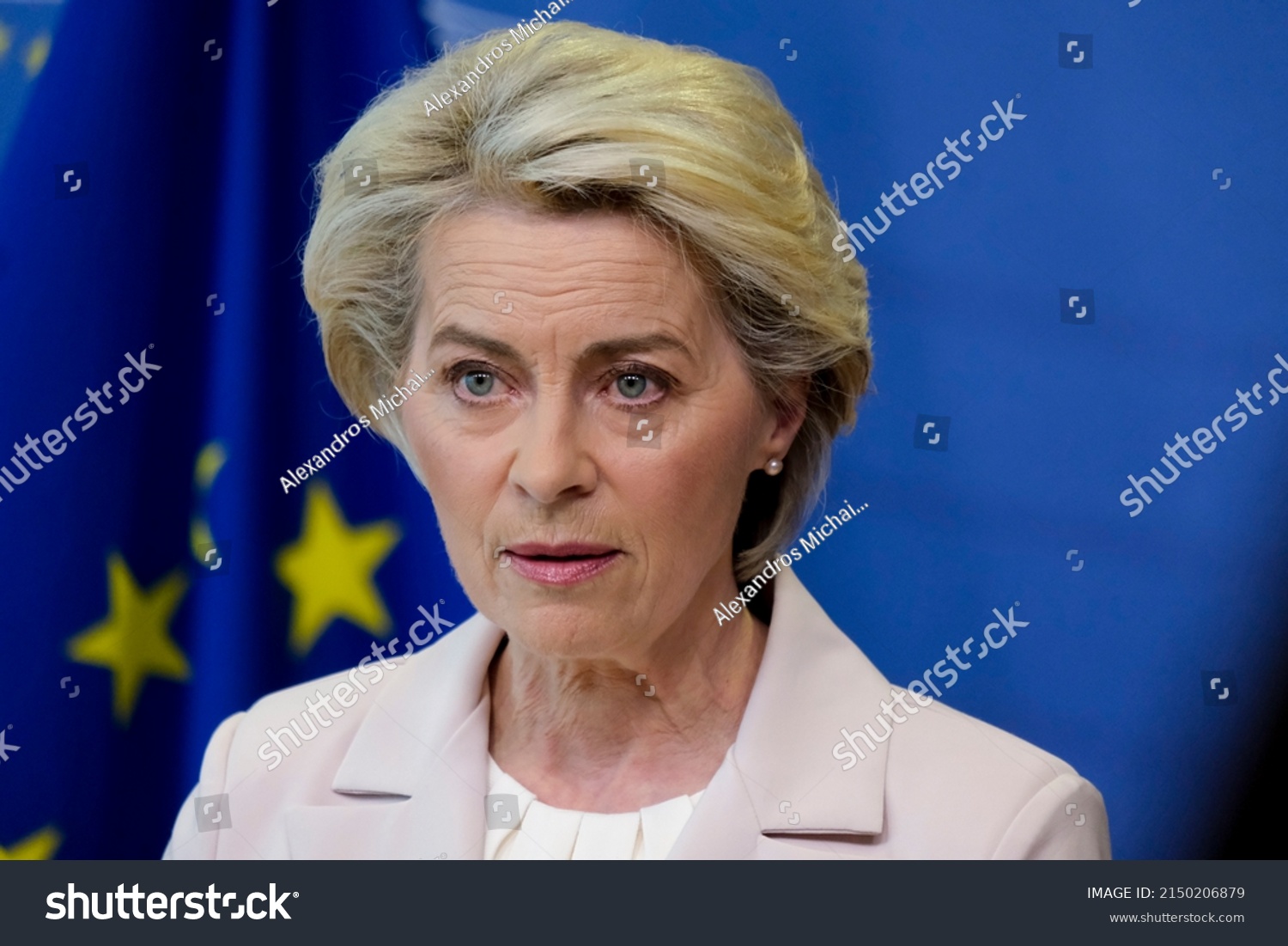 Eu Commission President Ursula Von Der Stock Photo 2150206879 ...