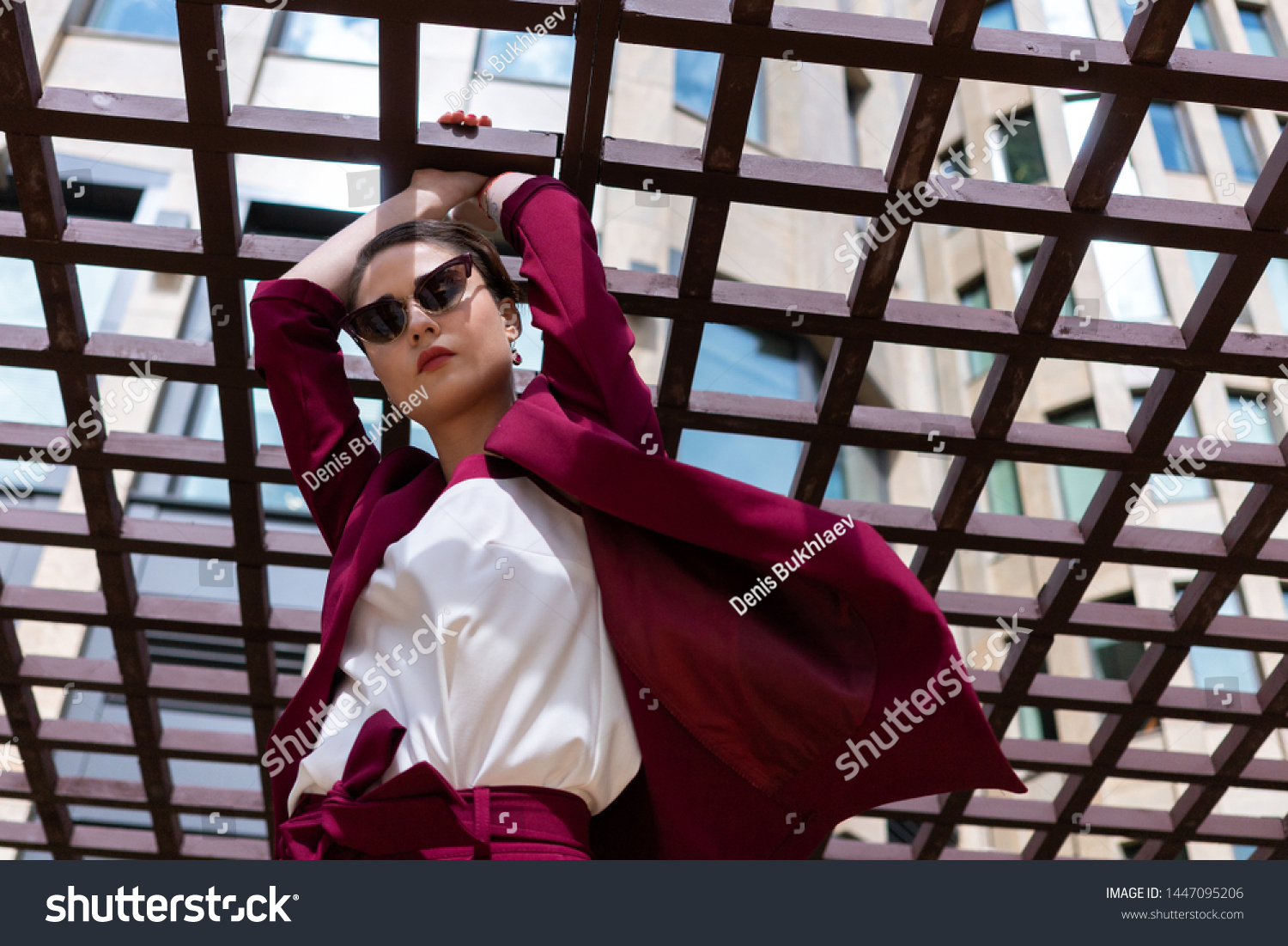 European Girl Short Haircut Poses Cool Stock Photo Edit Now