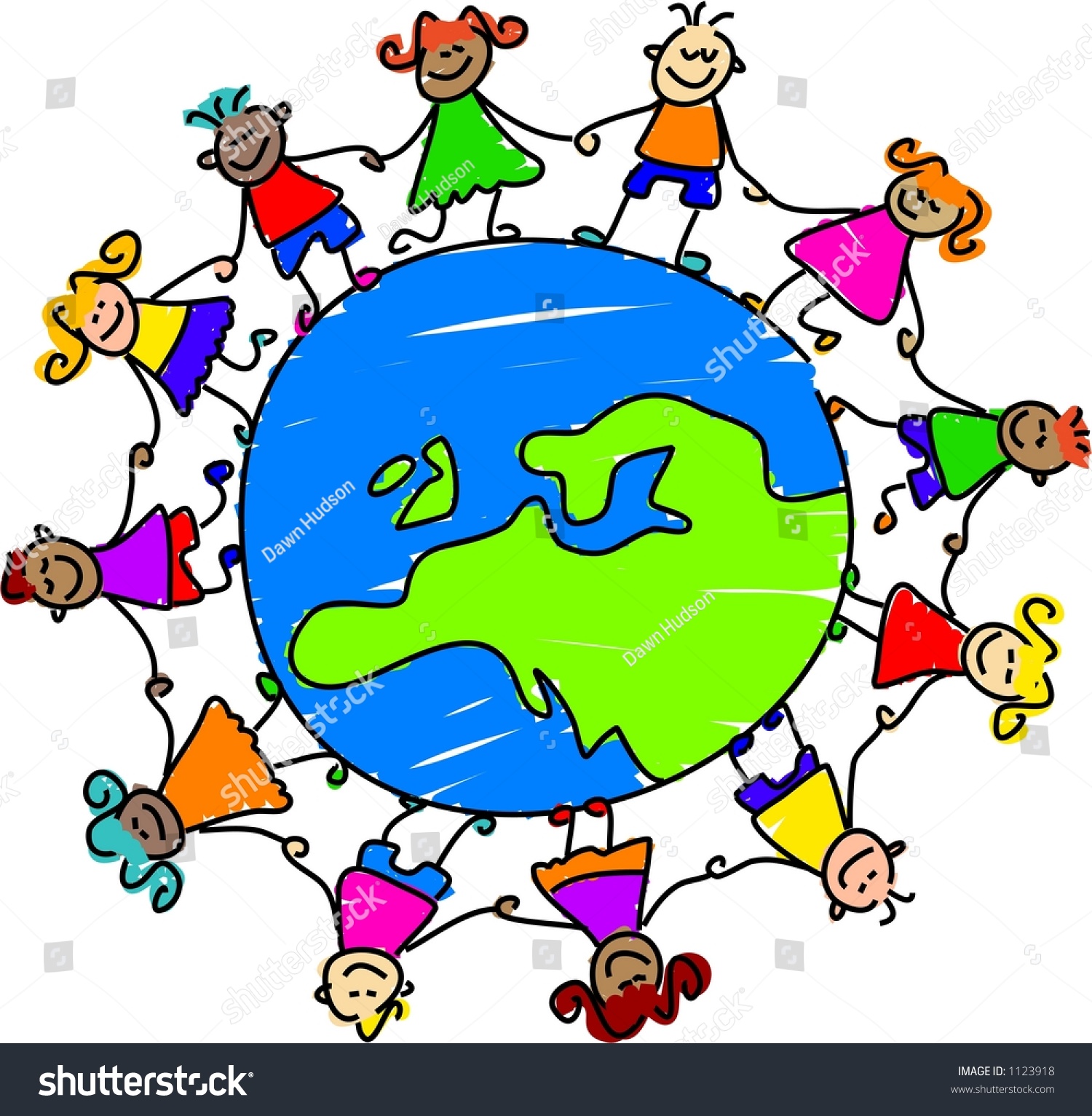 European Kids Stock Photo 1123918 : Shutterstock